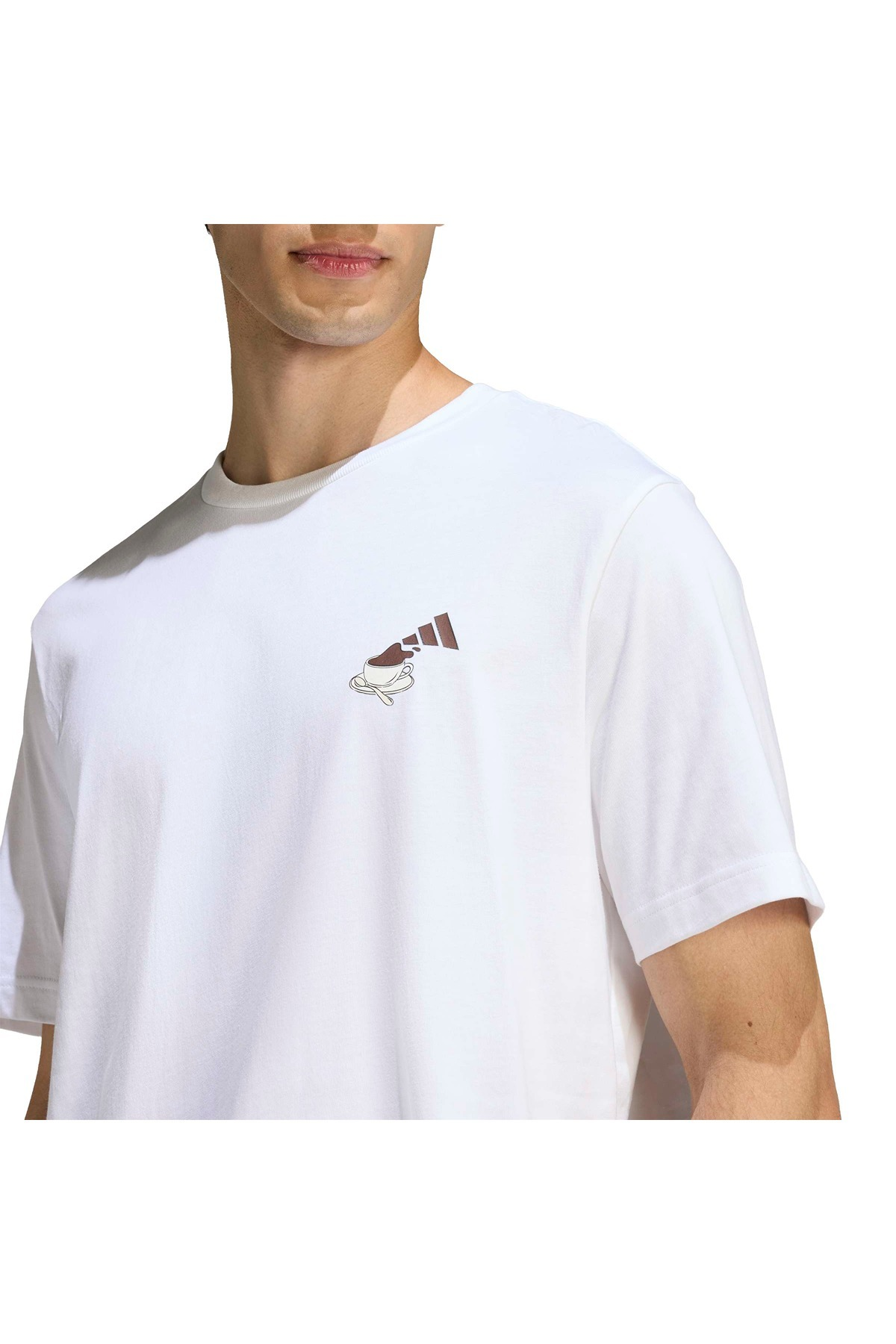 adidas Erkek Beyaz  T-shirt M CHEESECAKE T KB2497
