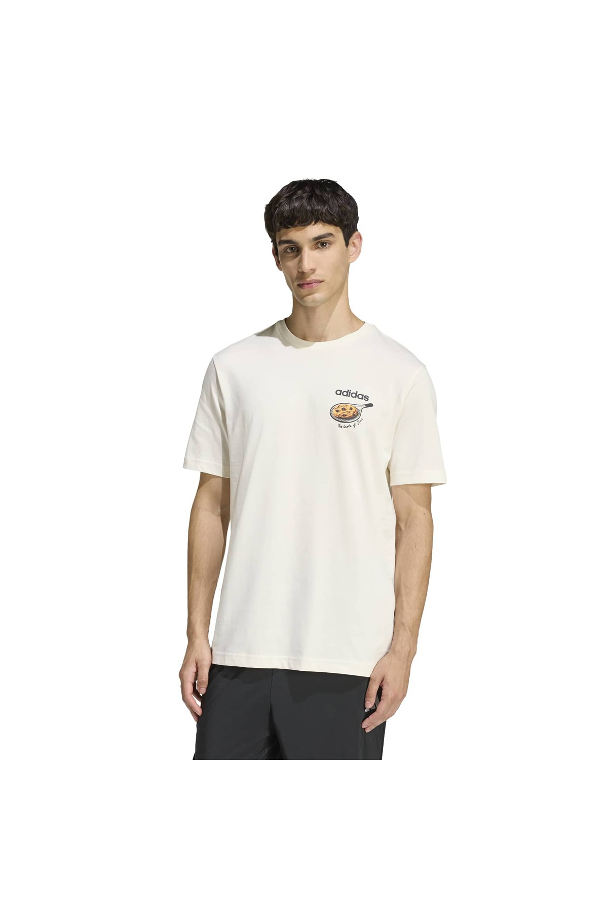 adidas Erkek  Beyaz  T-shirt M COOKIE T KD3931