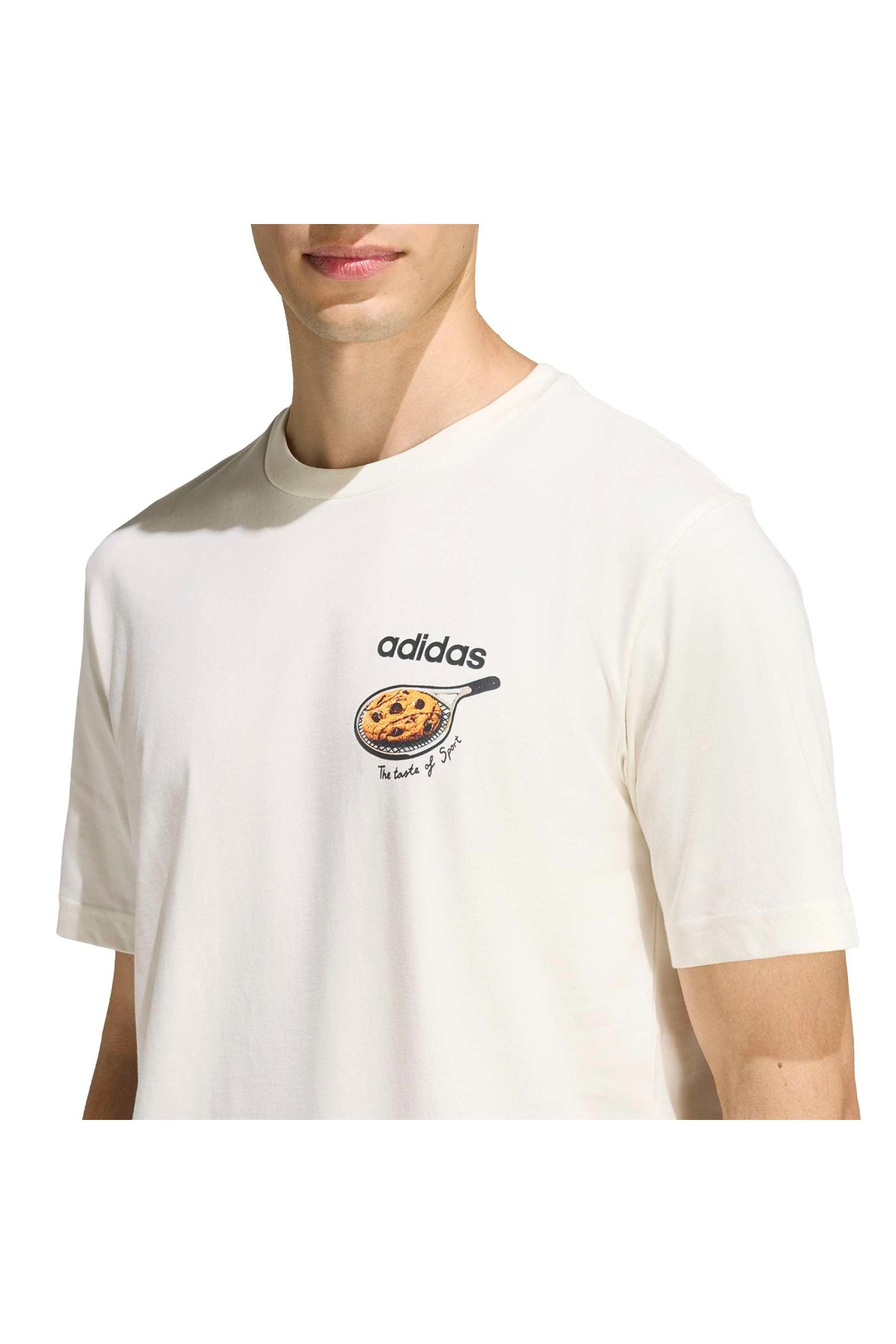 adidas Erkek  Beyaz  T-shirt M COOKIE T KD3931