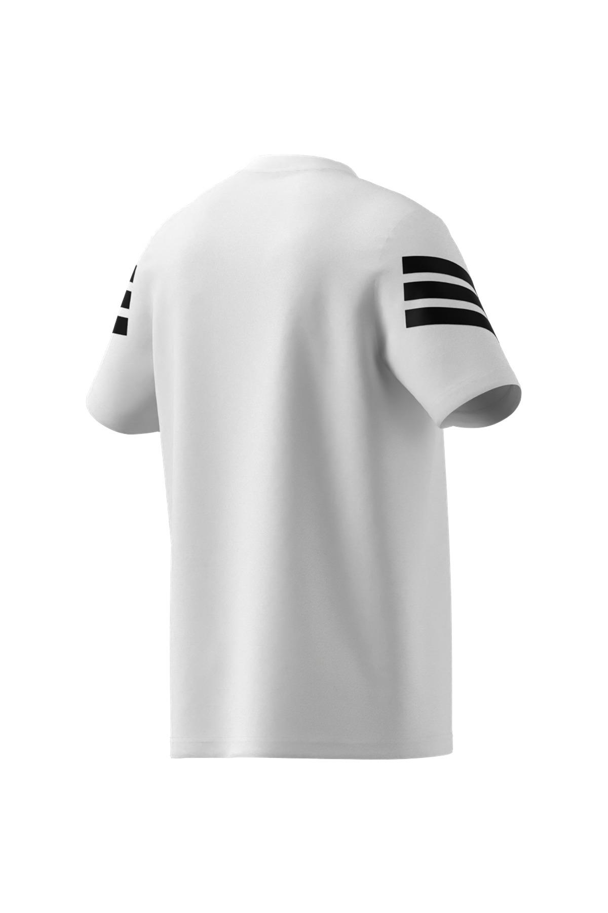 adidas Erkek  Beyaz  T-shirt M FI 3S REG T JD4880