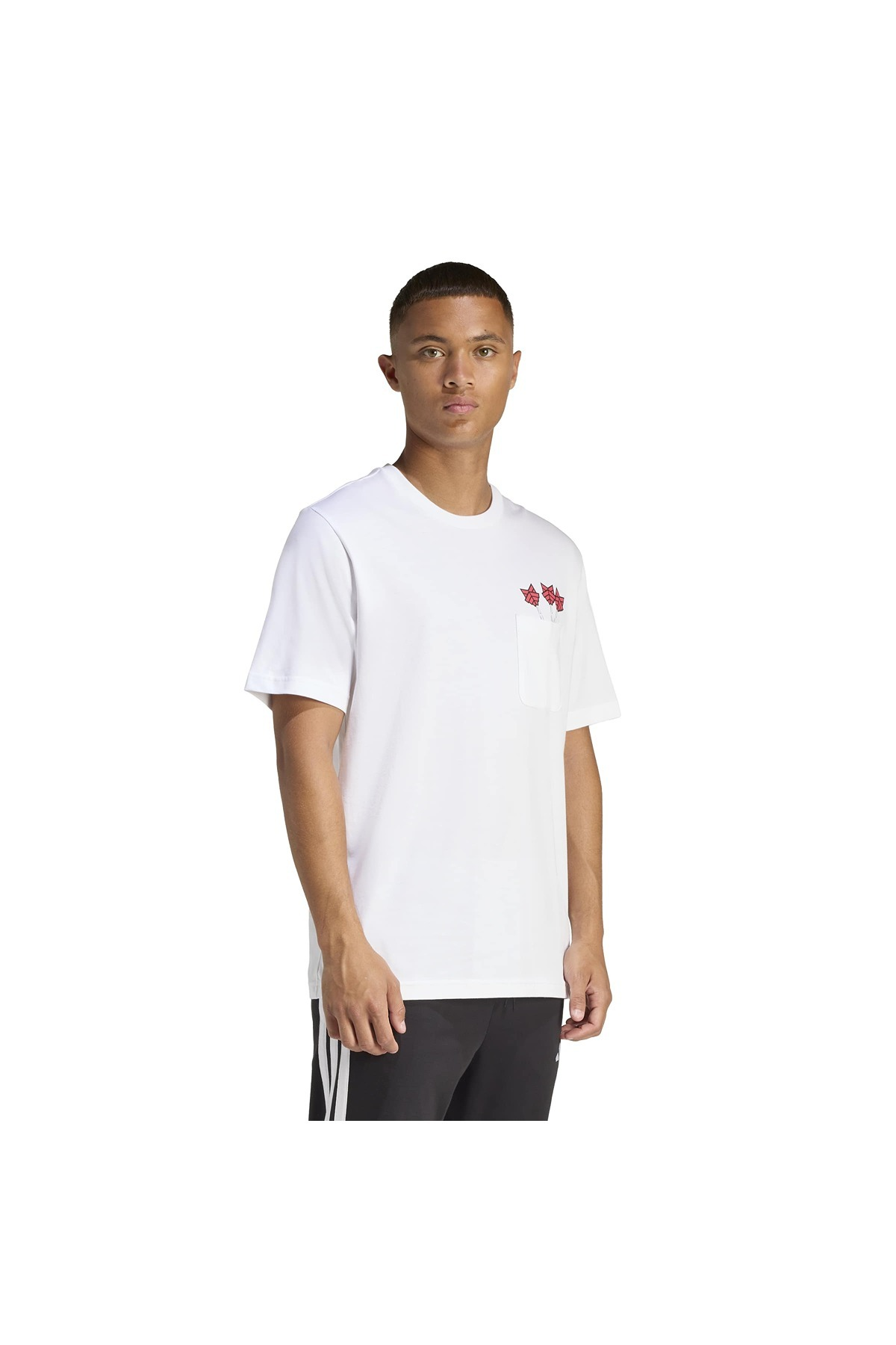 adidas Erkek  Beyaz  T-shirt M NOV DART T JZ5041
