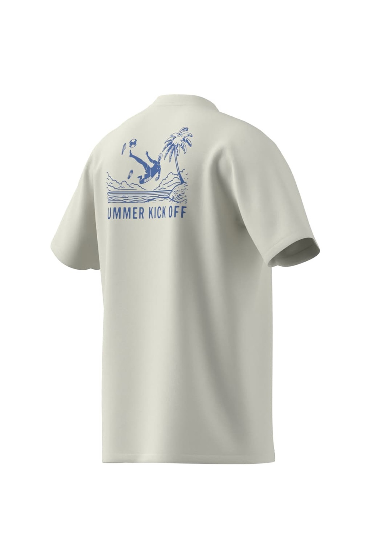 adidas Erkek  Beyaz  T-shirt M S SLIDE SP PT JZ5000