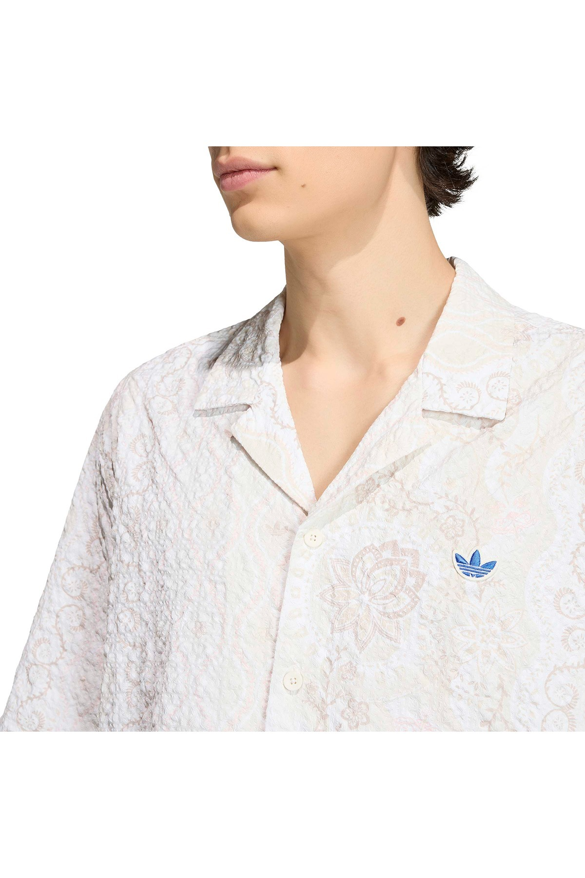adidas Erkek  Beyaz  T-shirt RESORT SHIRT KX1226
