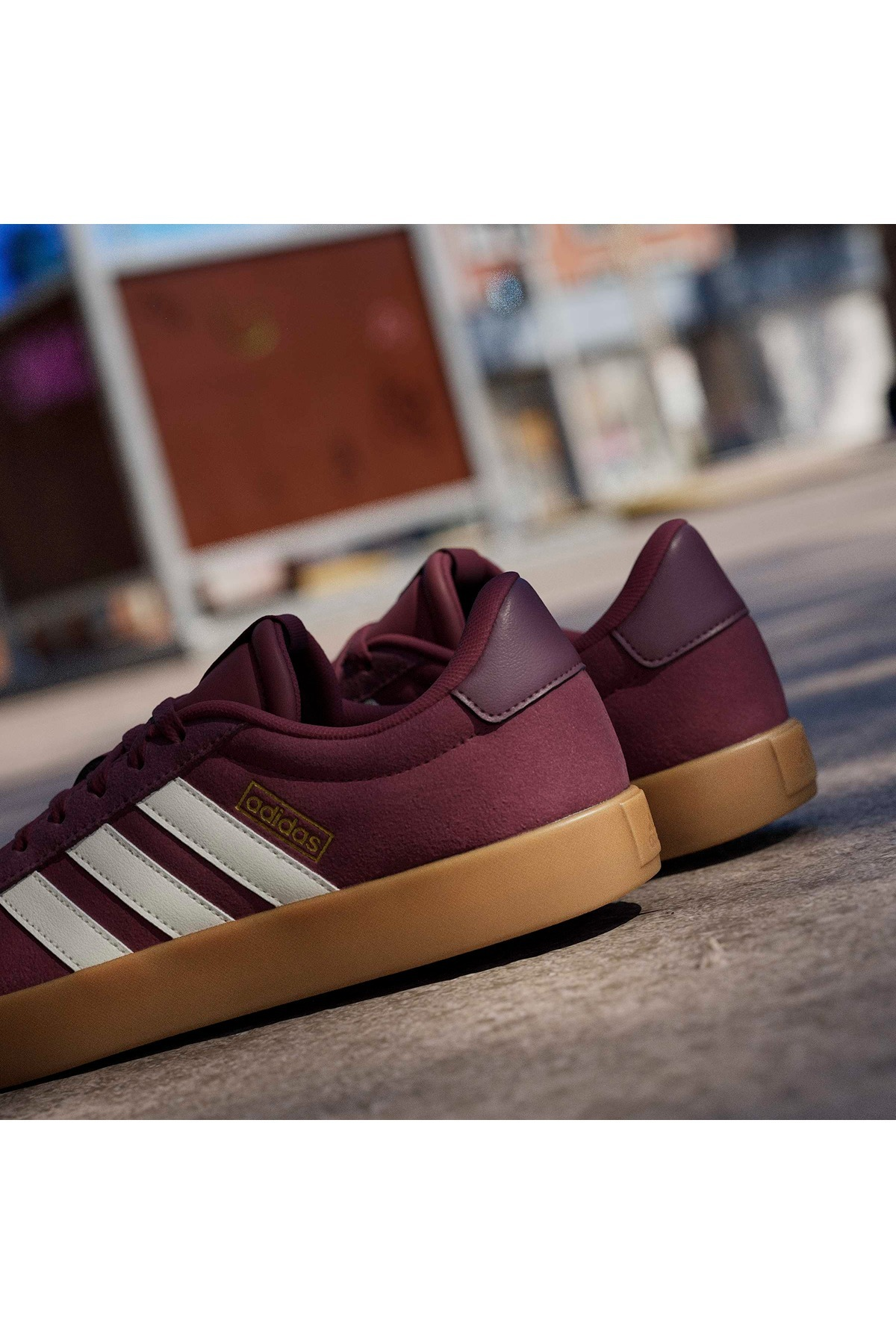 adidas Erkek  Bordo  Yürüyüş Ayakkabısı VL COURT 3.0 IH4039