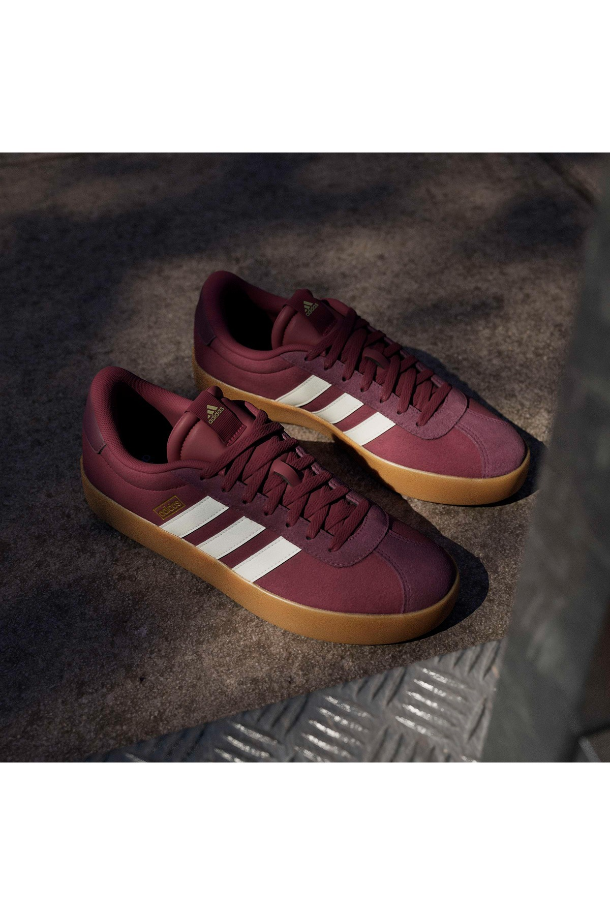 adidas Erkek  Bordo  Yürüyüş Ayakkabısı VL COURT 3.0 IH4039