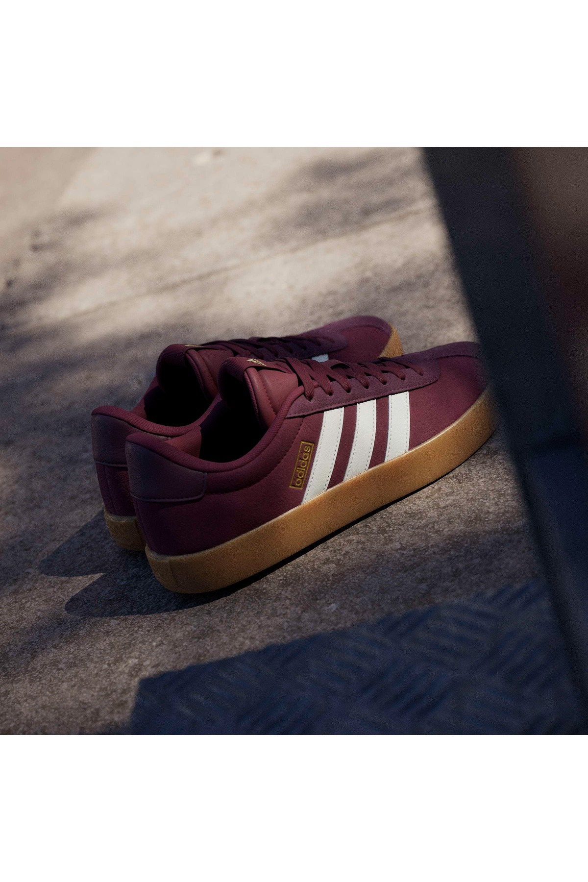 adidas Erkek  Bordo  Yürüyüş Ayakkabısı VL COURT 3.0 IH4039