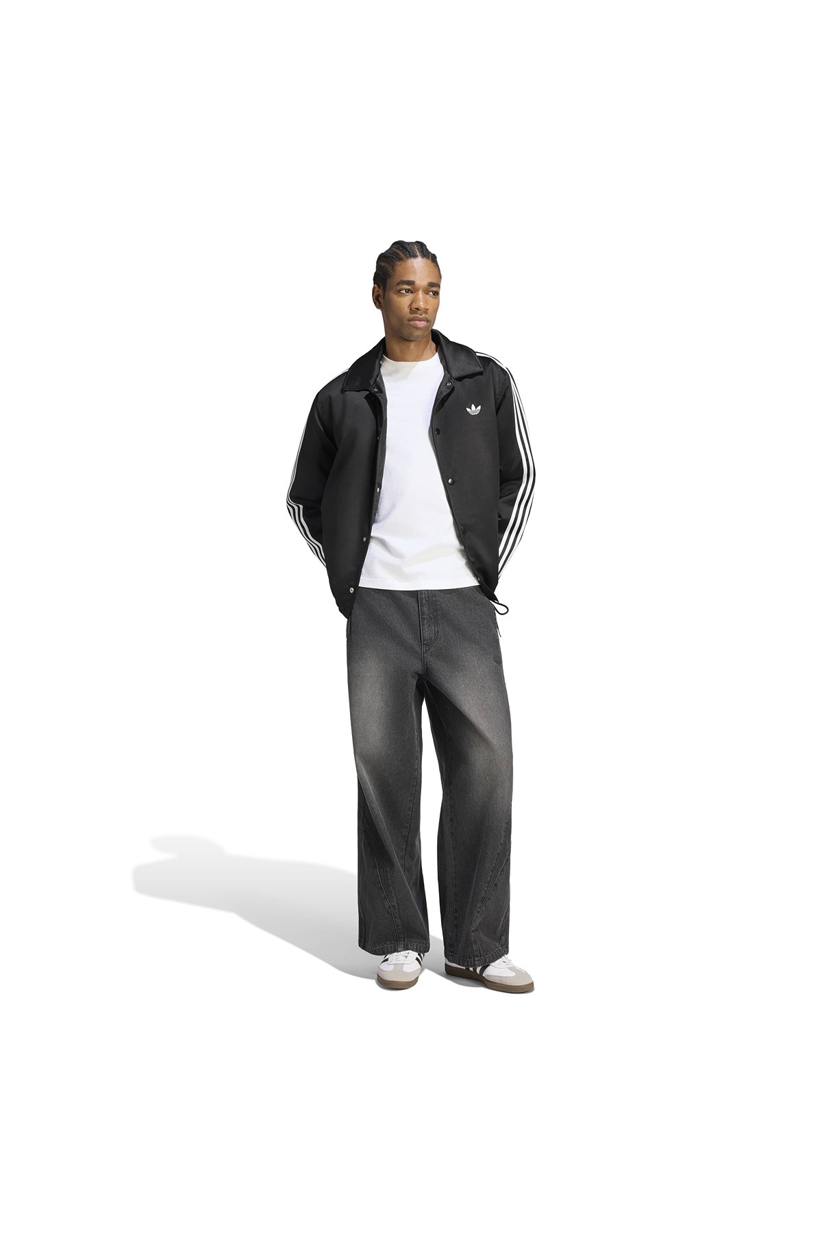 adidas Erkek Ceket 3 STRIPES SATIN PADDED JACKET HZ3805