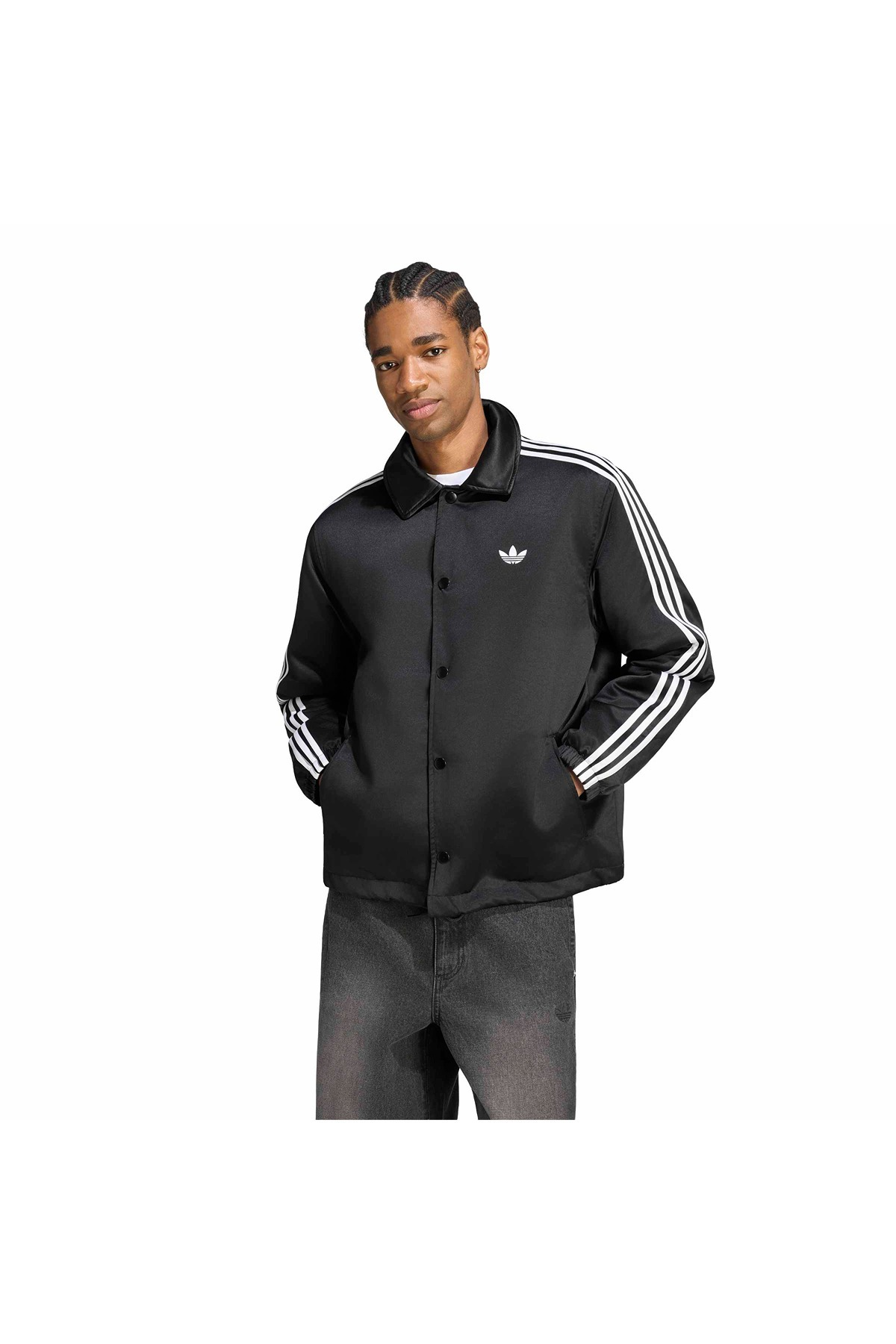 adidas Erkek Ceket 3 STRIPES SATIN PADDED JACKET HZ3805
