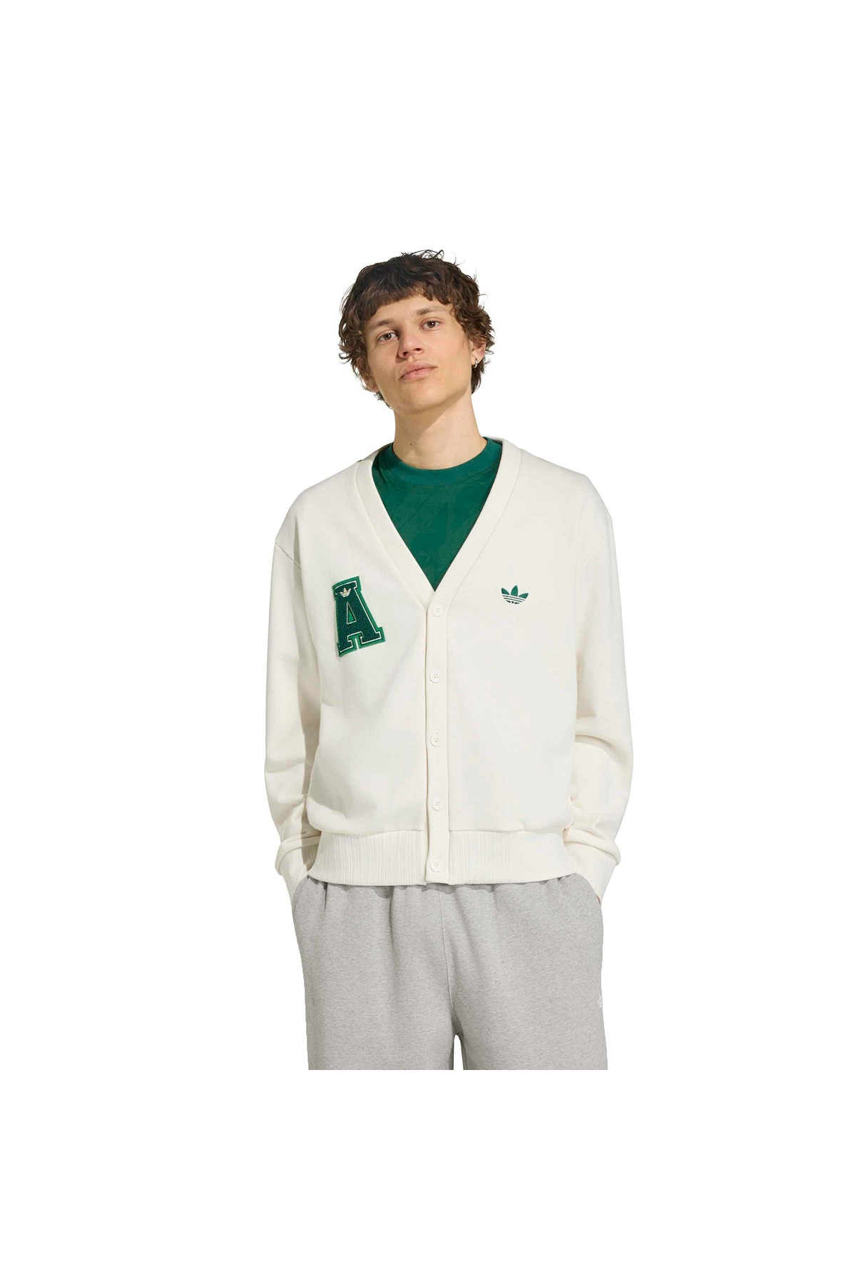 adidas Erkek Ceket VARSITY CARDIGAN IB7093