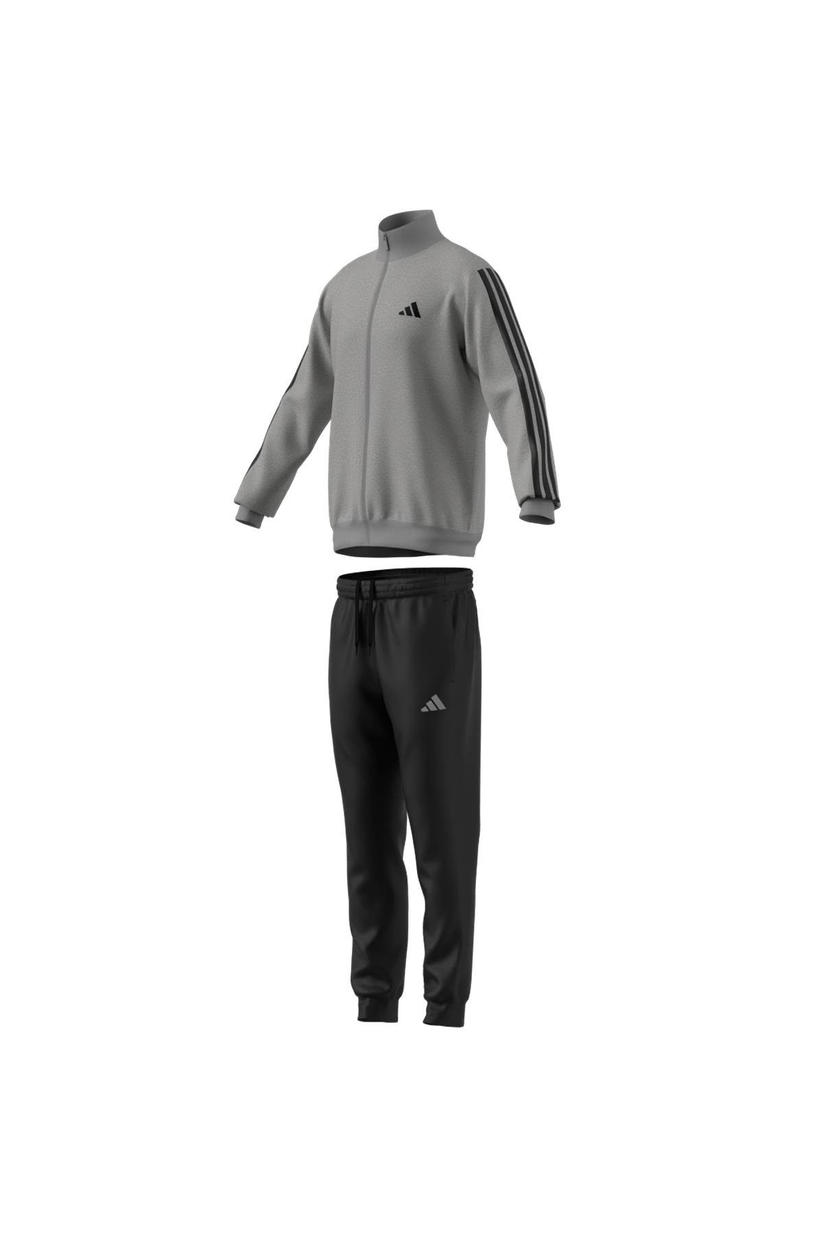 adidas Erkek  Gri  Eşofman M 3S FT TT TS JI8876