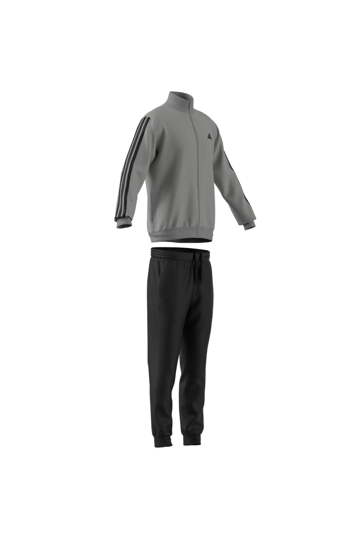 adidas Erkek  Gri  Eşofman M 3S FT TT TS JI8876