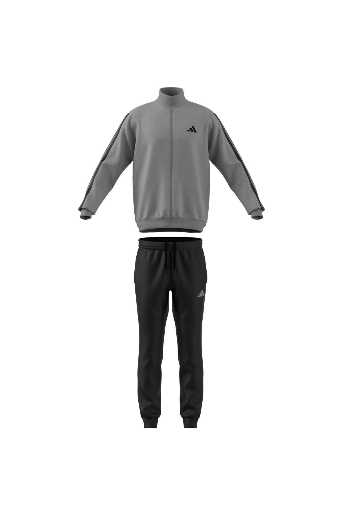 adidas Erkek  Gri  Eşofman M 3S FT TT TS JI8876