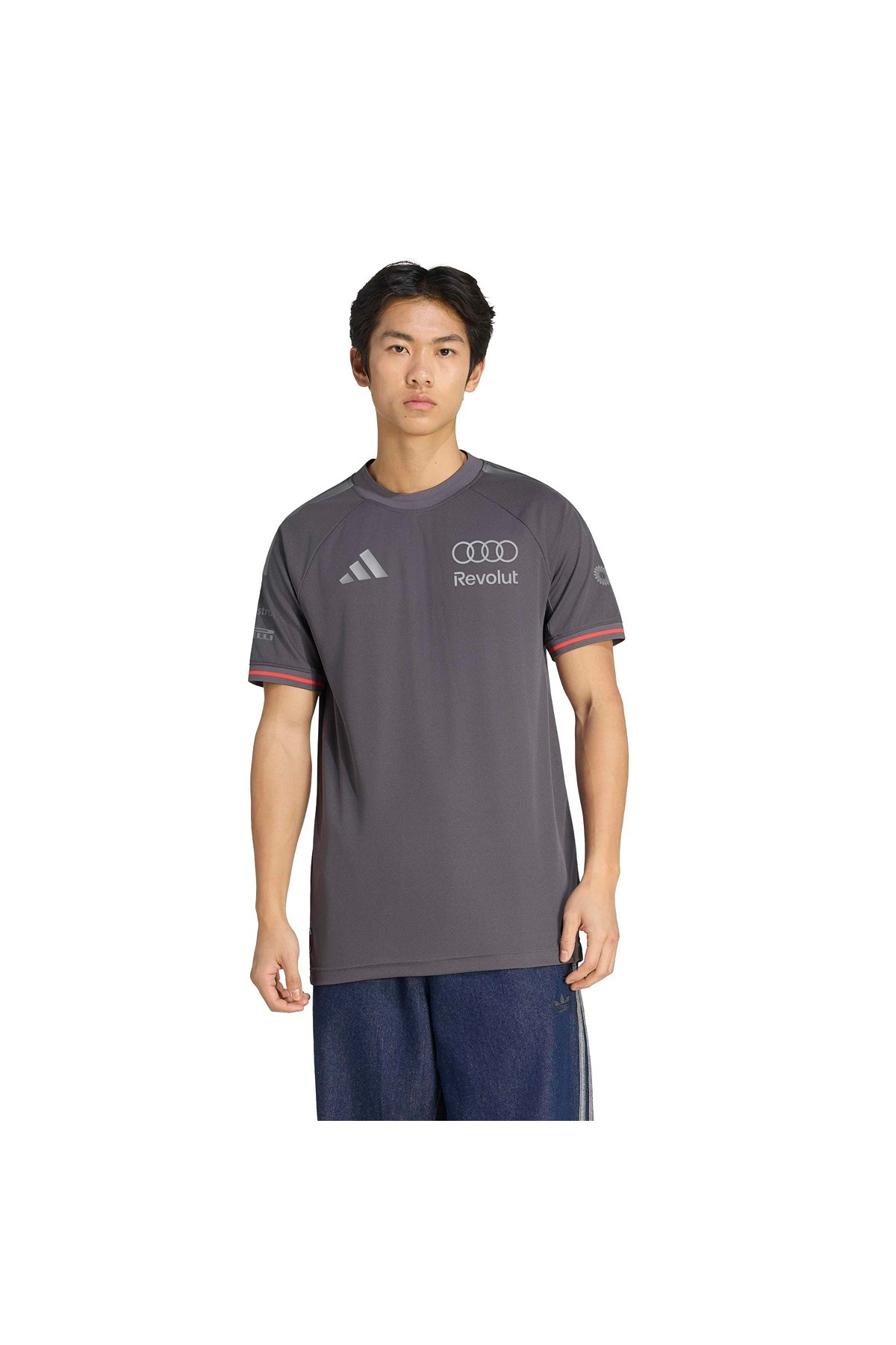 adidas Erkek  Gri  T-shirt AU DR JSY SS AM KE9091