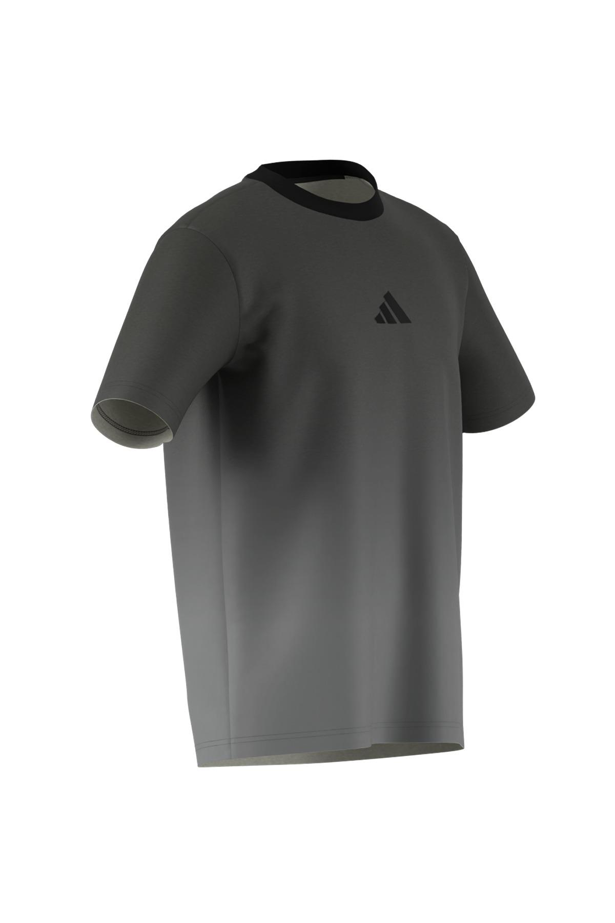 adidas Erkek  Gri  T-shirt M A SZN DDYE T JJ3694