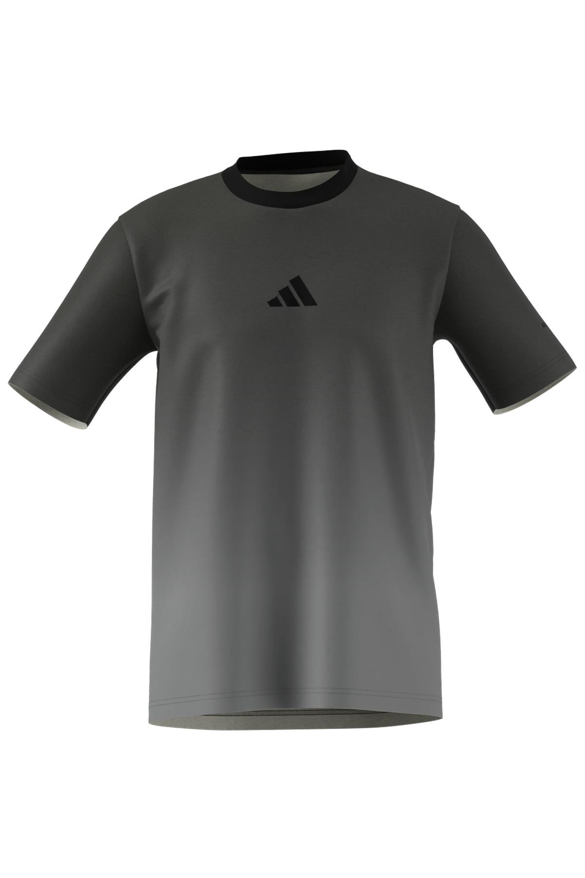 adidas Erkek  Gri  T-shirt M A SZN DDYE T JJ3694