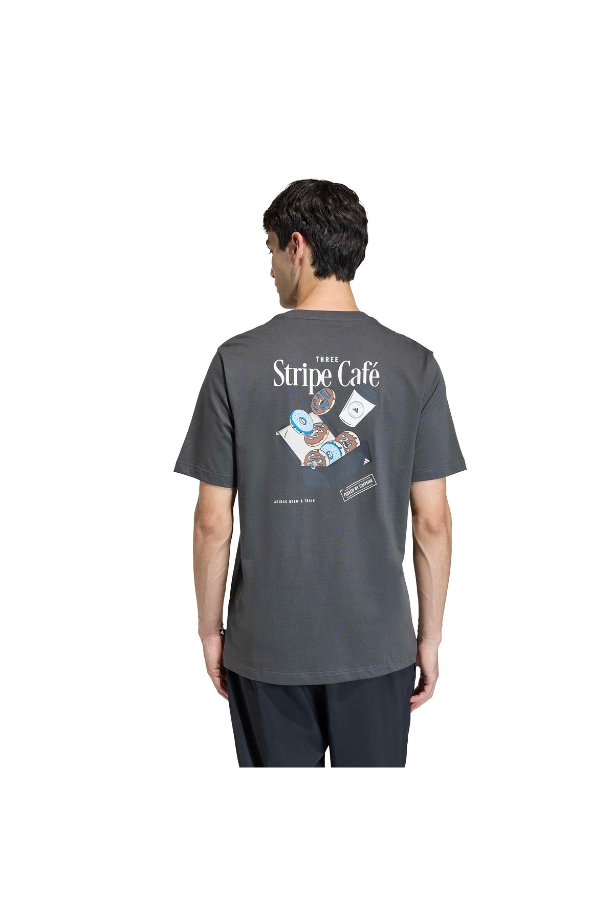 adidas Erkek Gri  T-shirt M DONUT BOX T KB2502