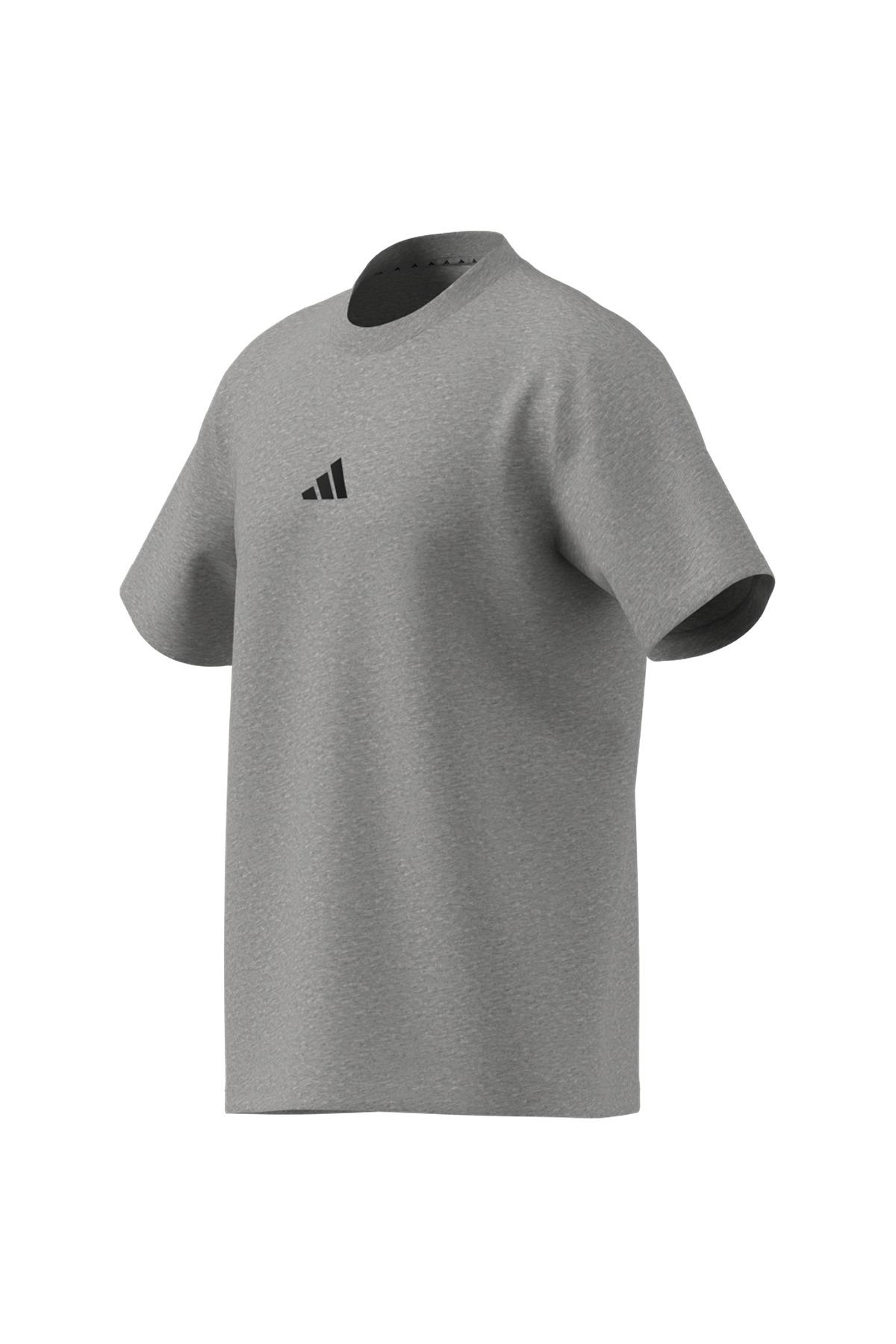 adidas Erkek  Gri  T-shirt M SL SJ T JF1091
