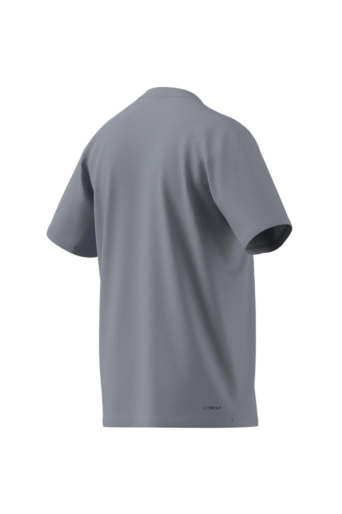 adidas Erkek  Gri  T-shirt TR-ES BASE T JX2725
