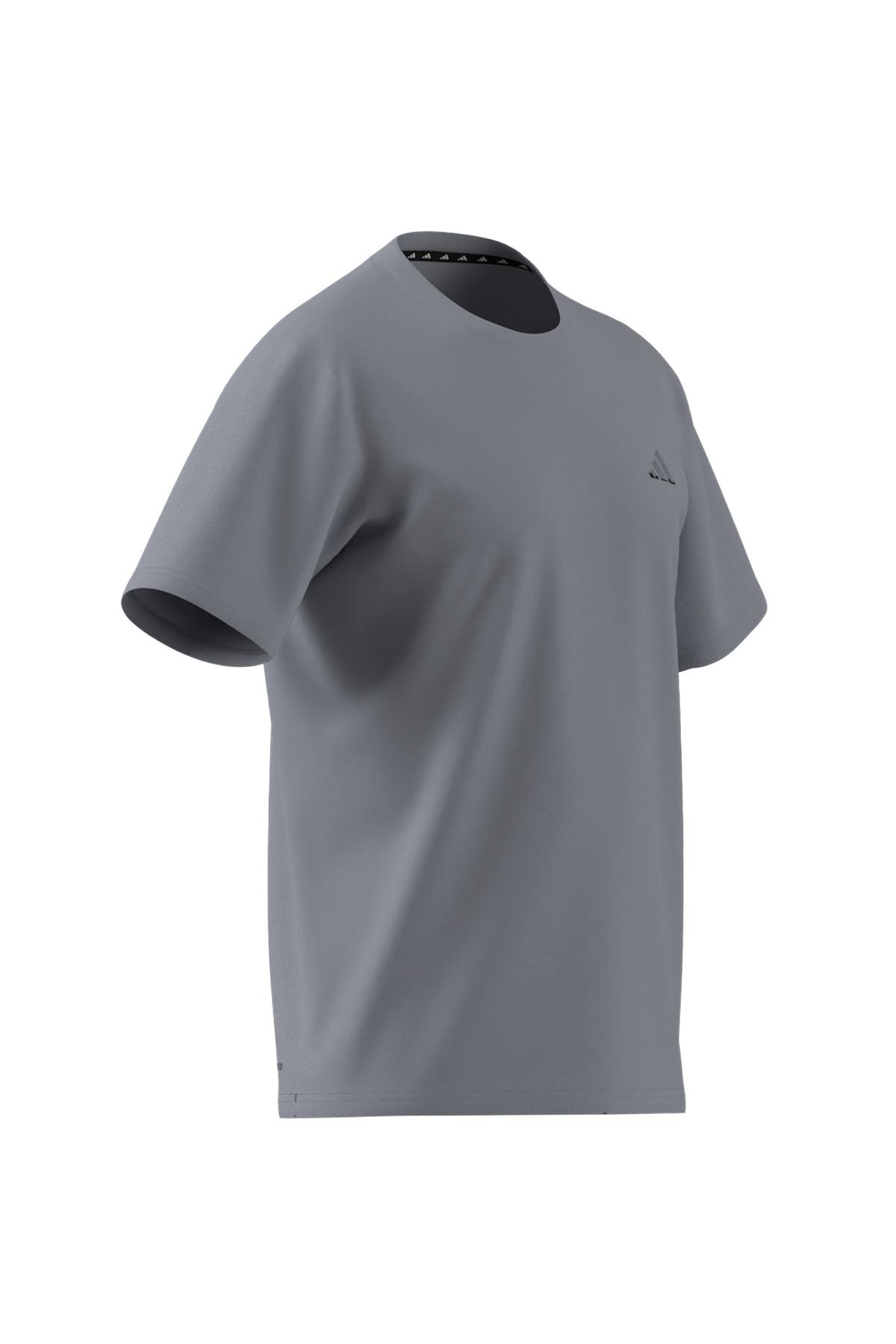 adidas Erkek  Gri  T-shirt TR-ES BASE T JX2725