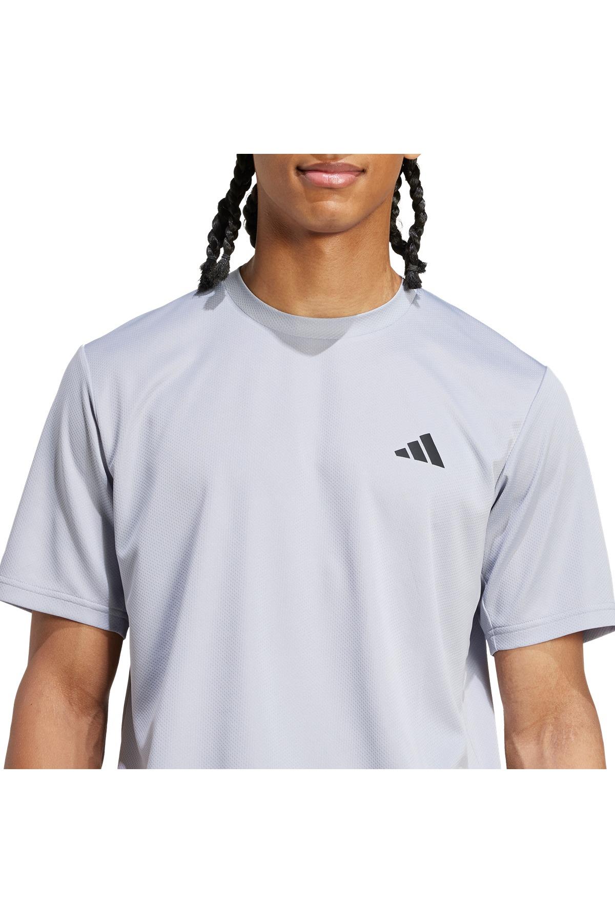 adidas Erkek  Gri  T-shirt TR-ES BASE T JX2725