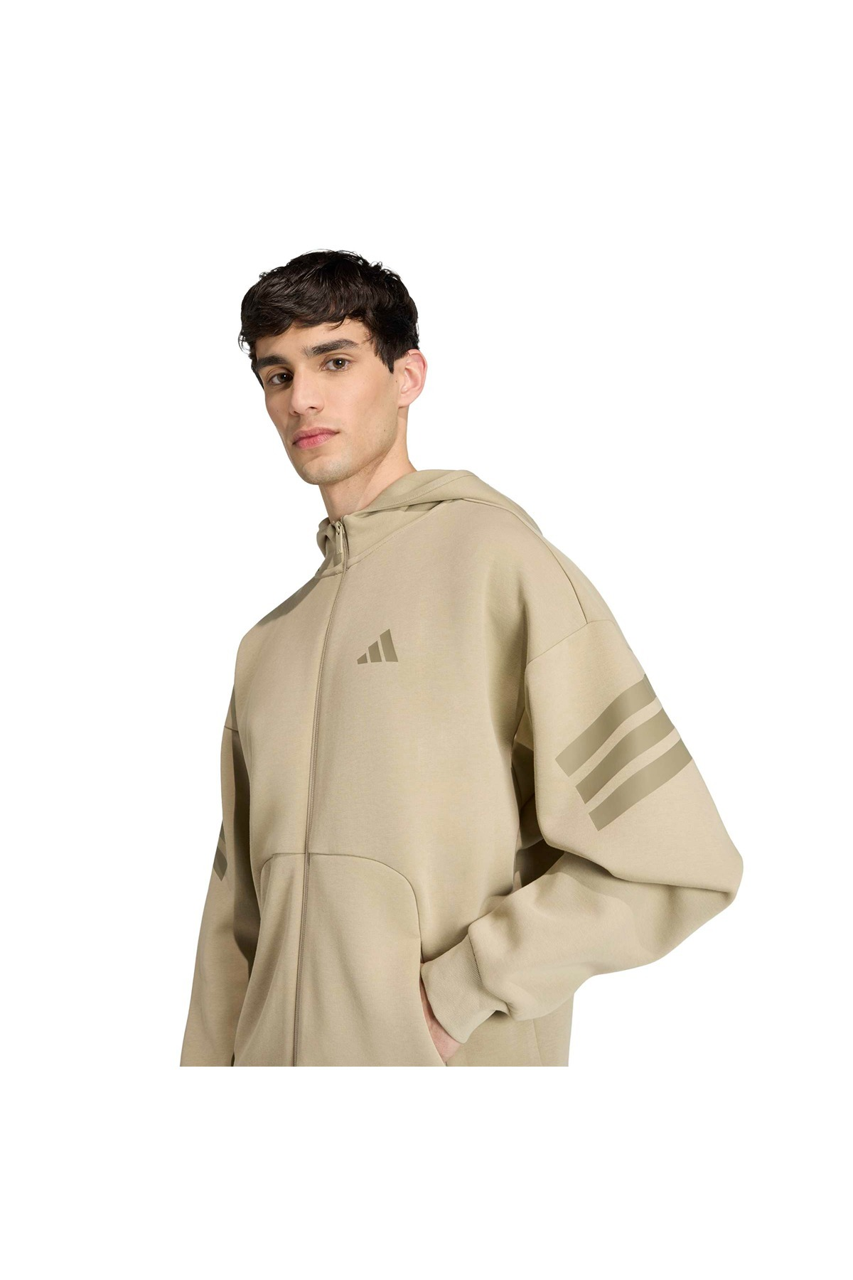 adidas  Erkek Kahverengi  Ceket M FI 3S FZ KD5230