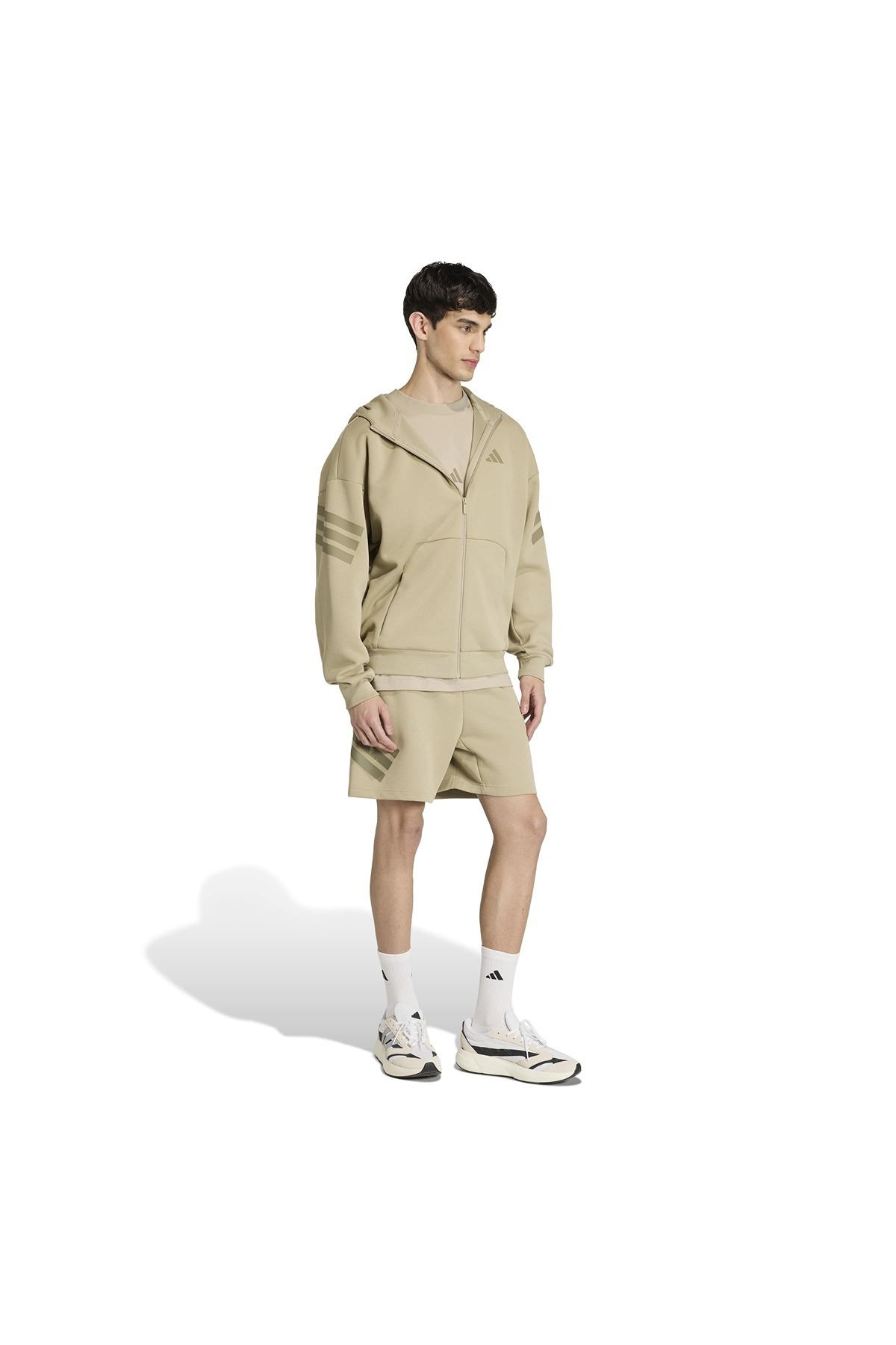 adidas  Erkek Kahverengi  Ceket M FI 3S FZ KD5230