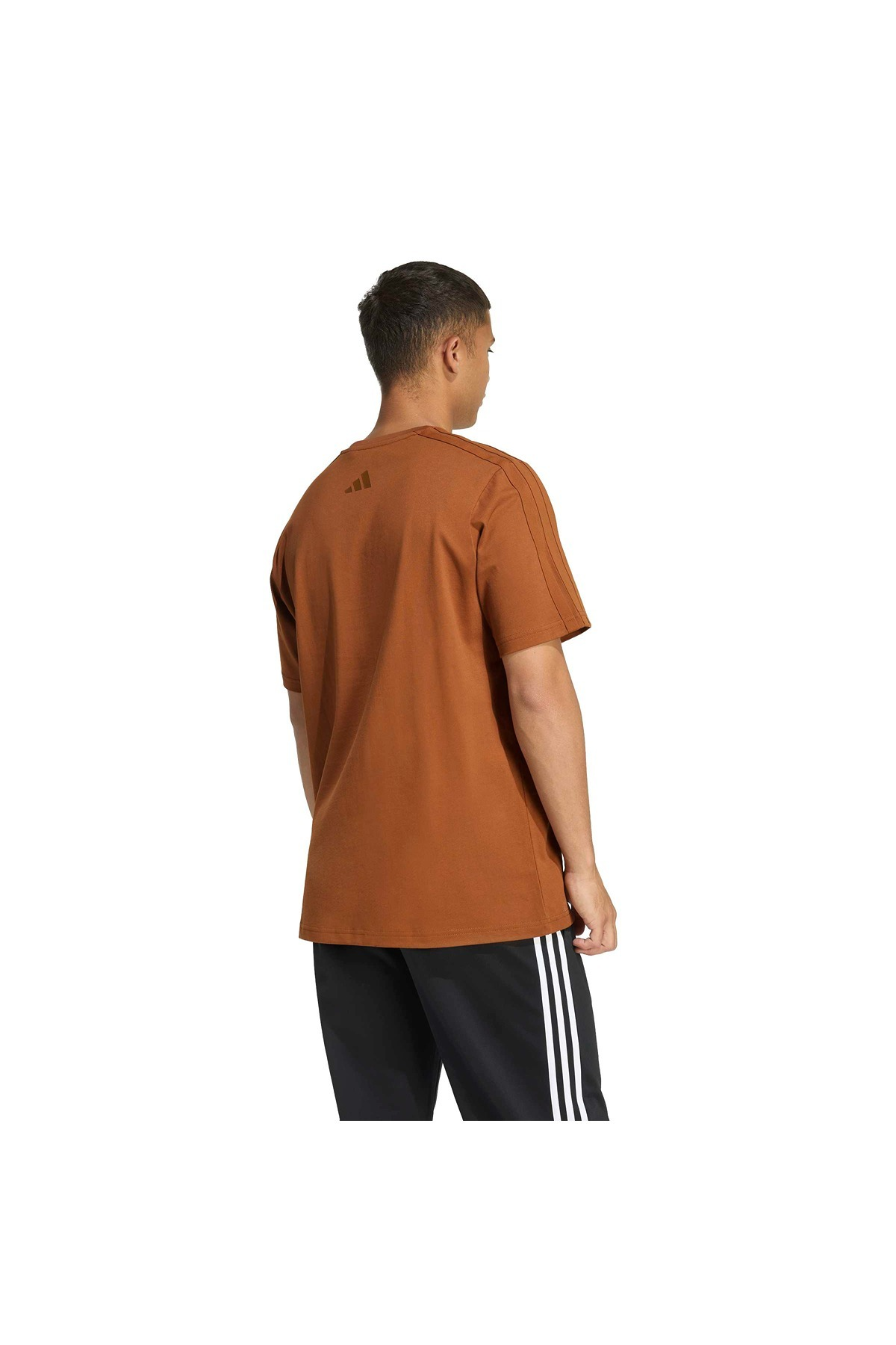 adidas Erkek Kahverengi  T-shirt M COFFEE PKT T KB4842