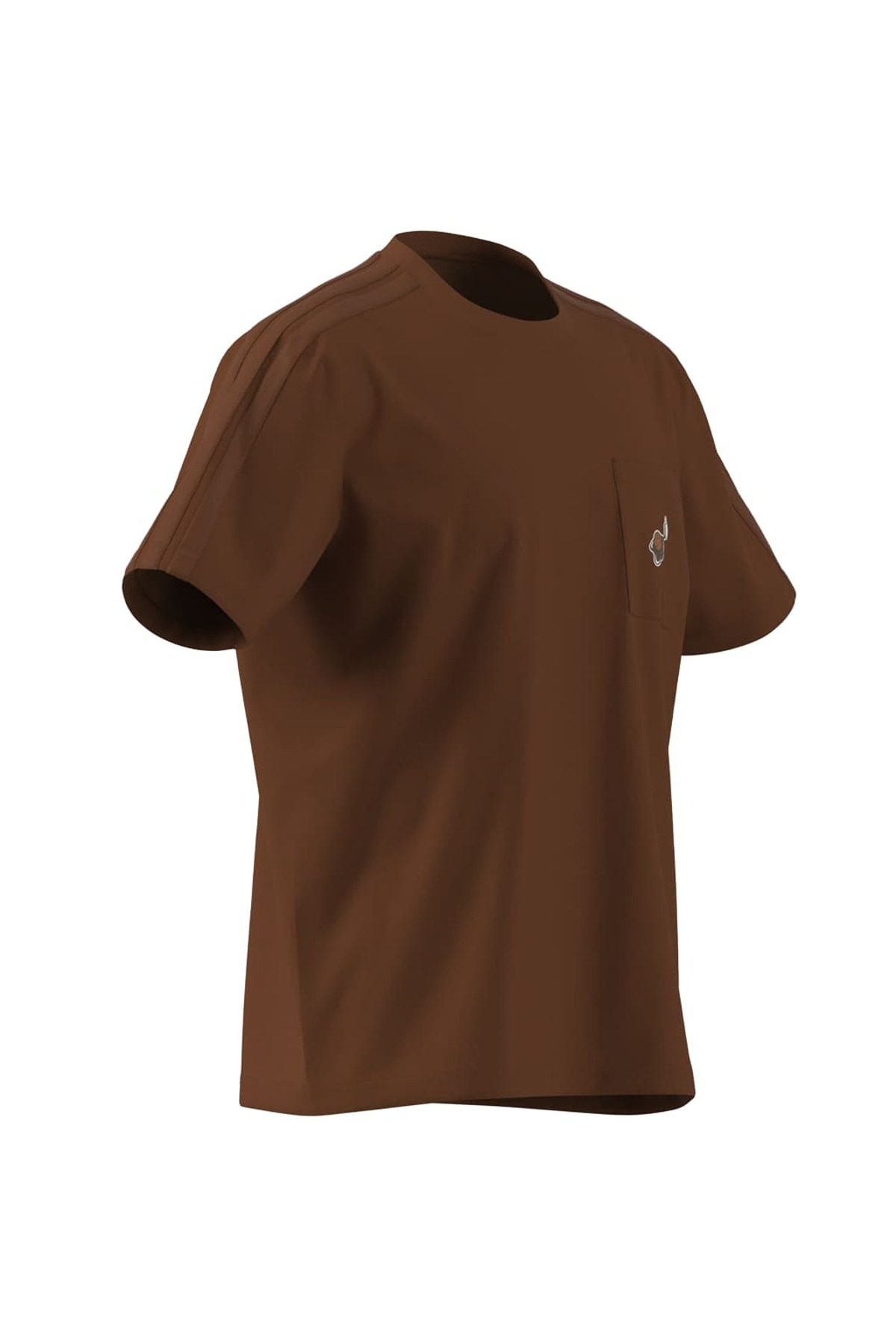 adidas Erkek Kahverengi  T-shirt M COFFEE PKT T KB4842
