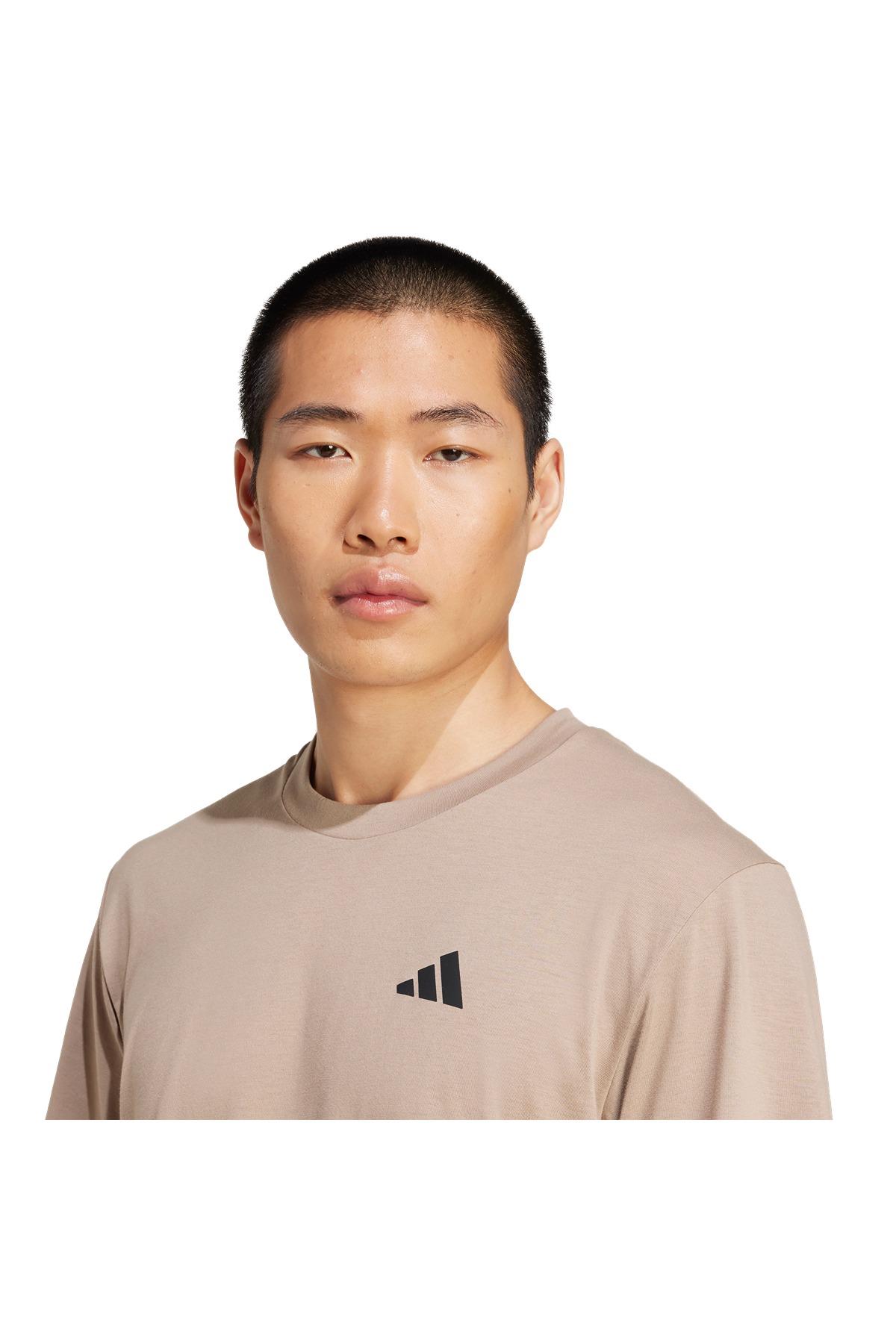 adidas Erkek  Kahverengi  T-shirt TR-ES FR T JW7438