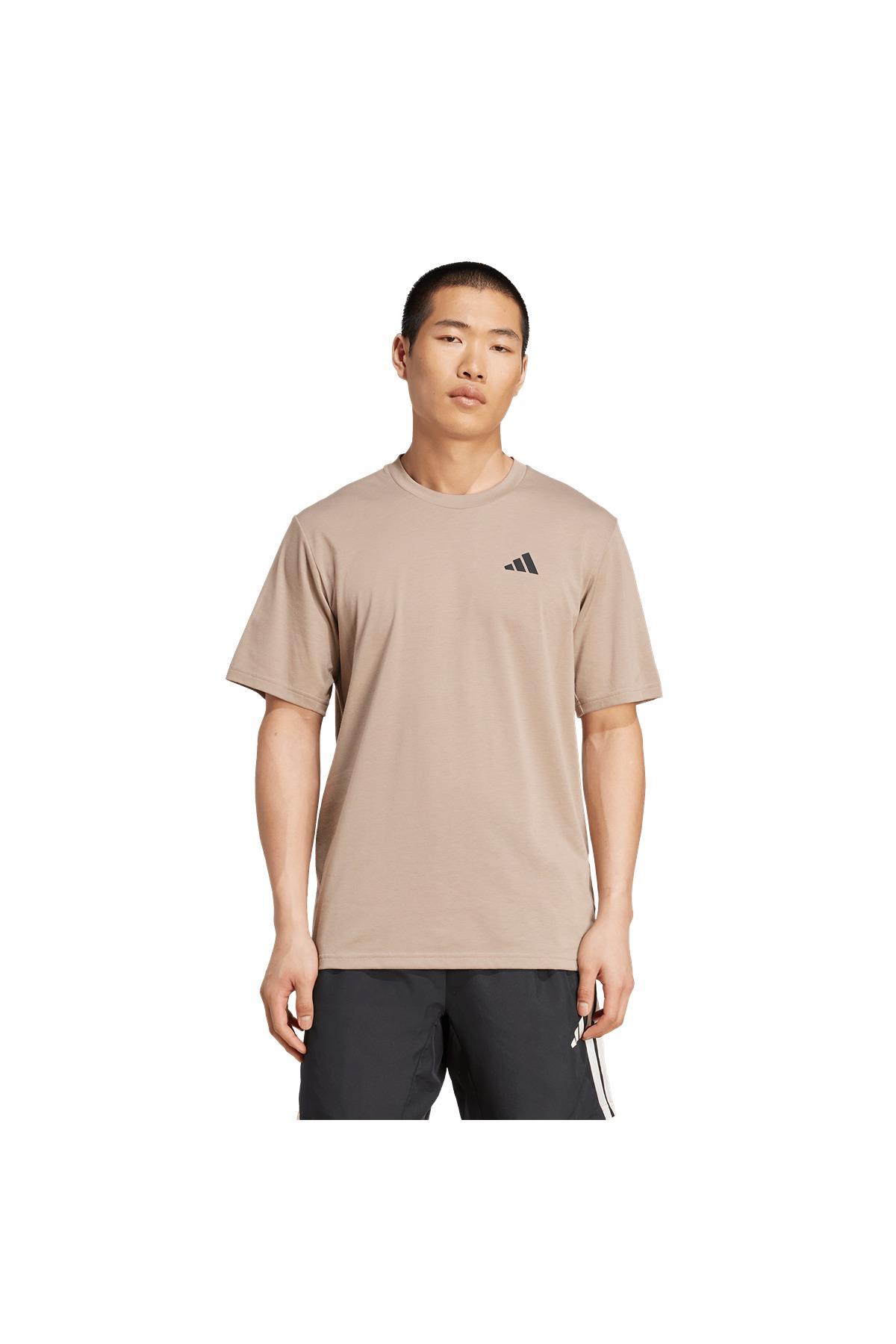 adidas Erkek  Kahverengi  T-shirt TR-ES FR T JW7438