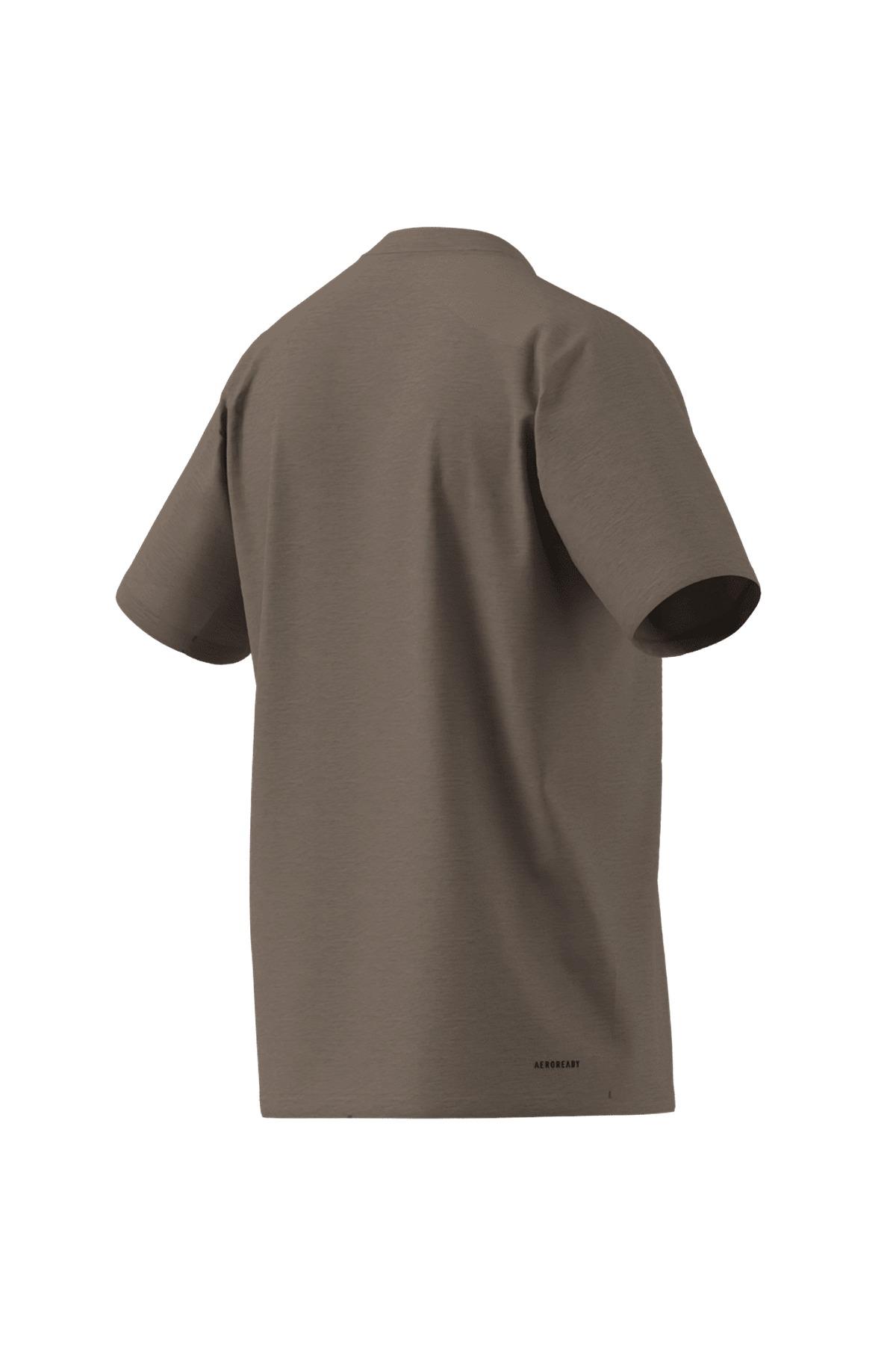 adidas Erkek  Kahverengi  T-shirt TR-ES FR T JW7438