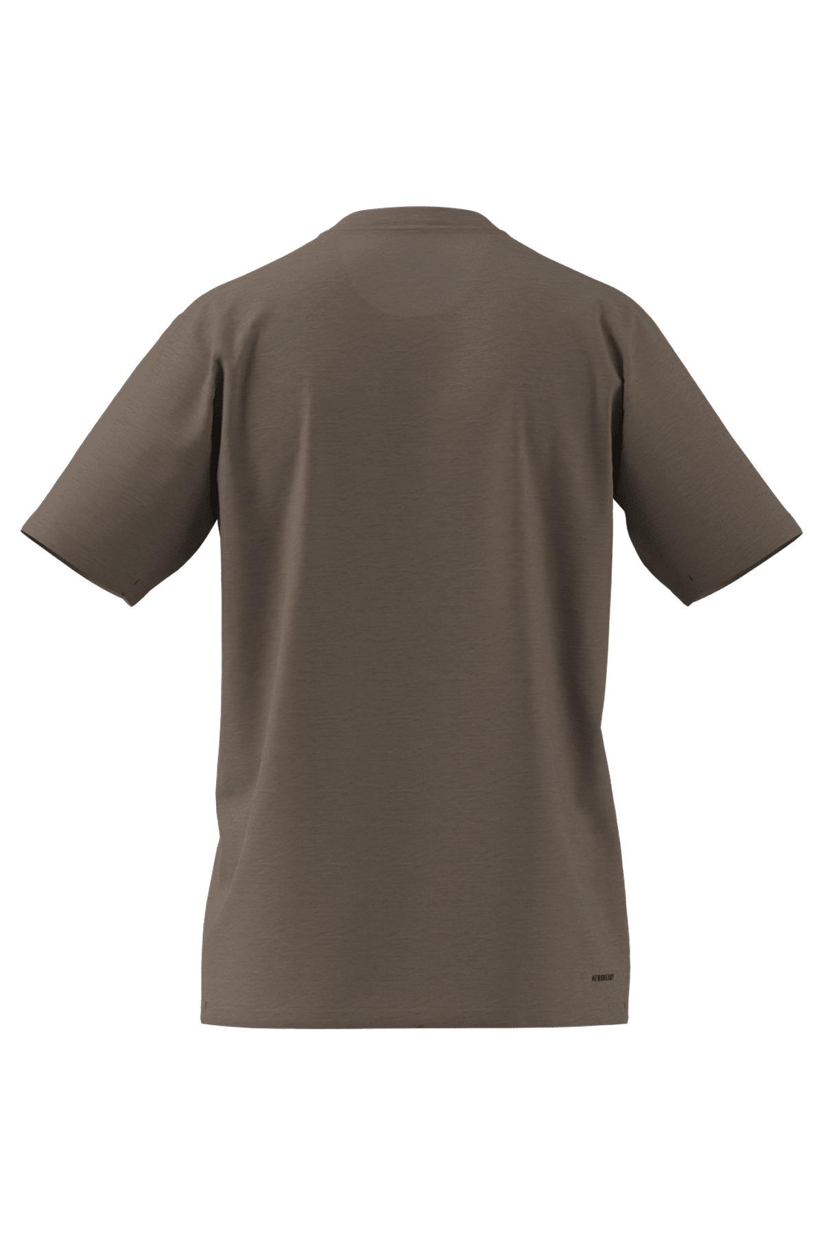 adidas Erkek  Kahverengi  T-shirt TR-ES FR T JW7438