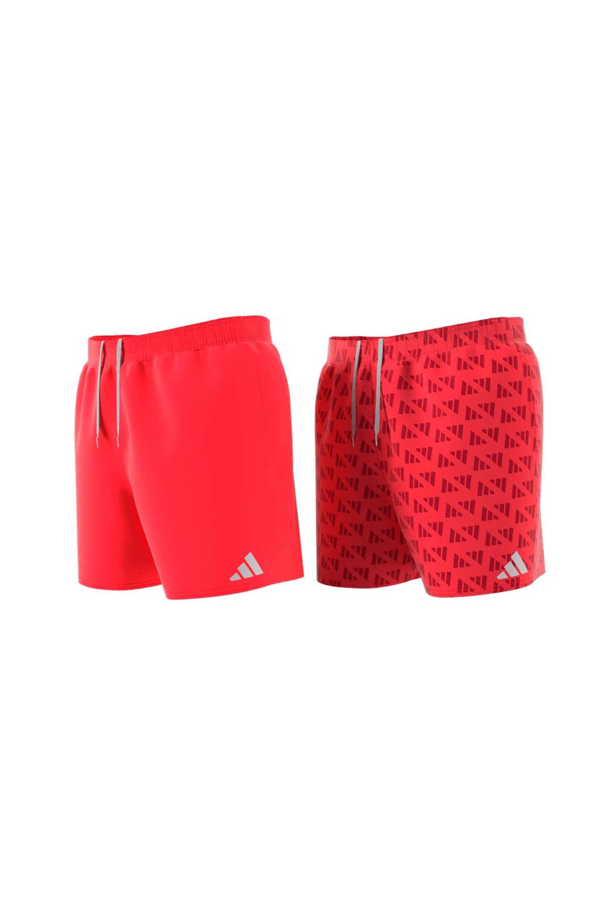 adidas Erkek  Kırmızı  Deniz Şortu WATER REACT 5IN JD6842