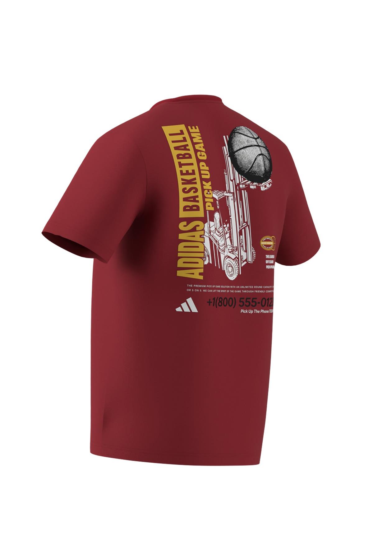 adidas Erkek  Kırmızı  T-shirt SUM NOVELTY T 1 JI7106