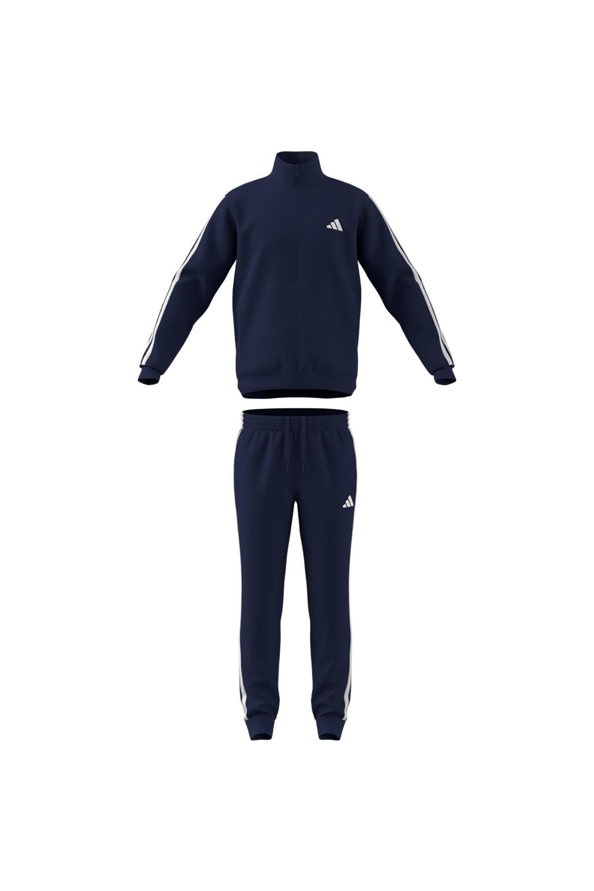 adidas Erkek  Mavi  Eşofman M 3S TR TT TS JI8859