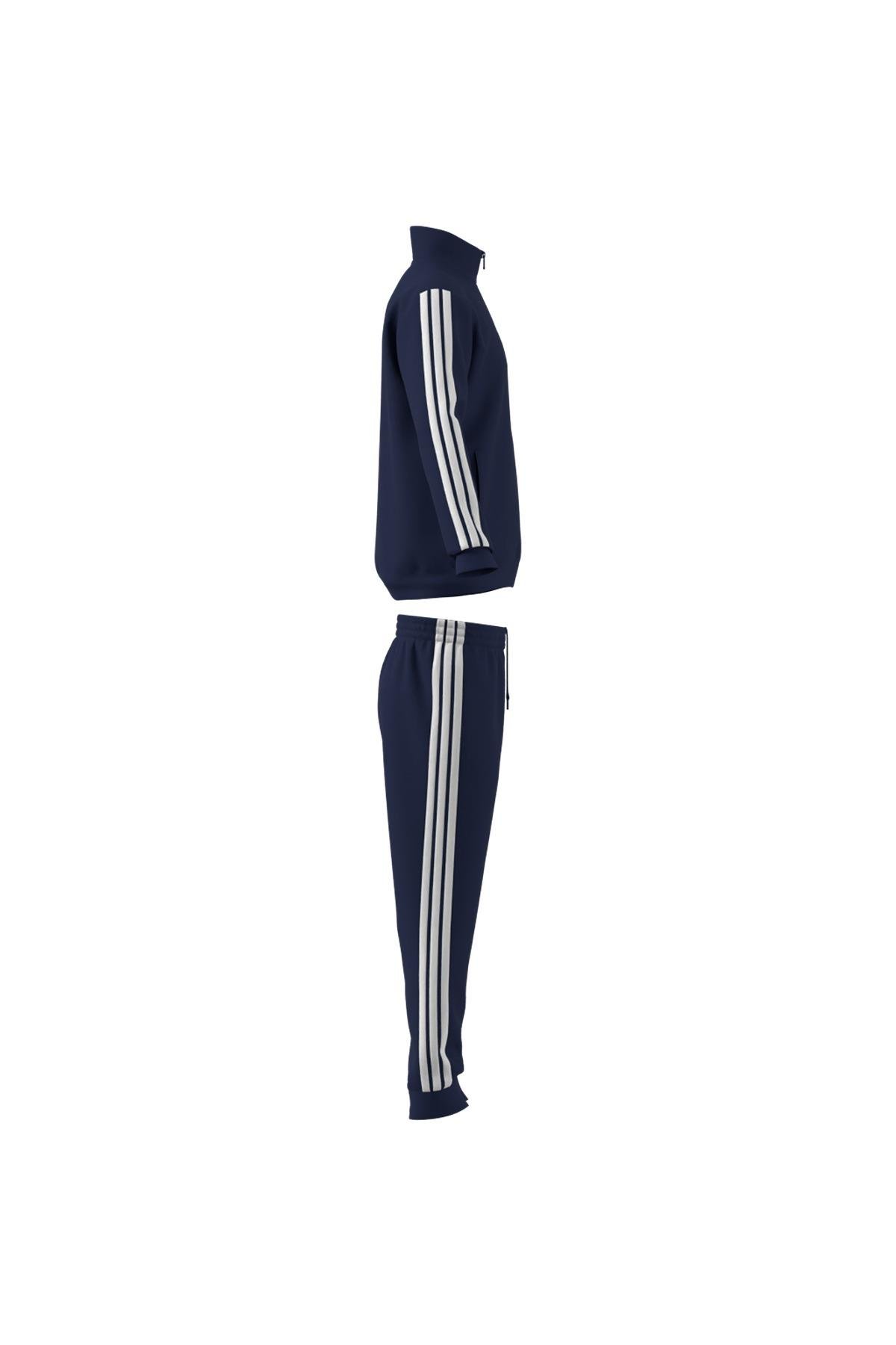 adidas Erkek  Mavi  Eşofman M 3S TR TT TS JI8859