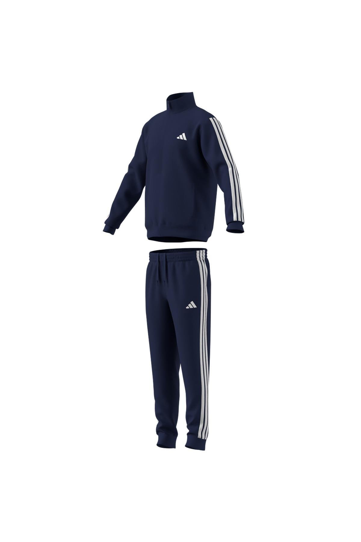 adidas Erkek  Mavi  Eşofman M 3S TR TT TS JI8859
