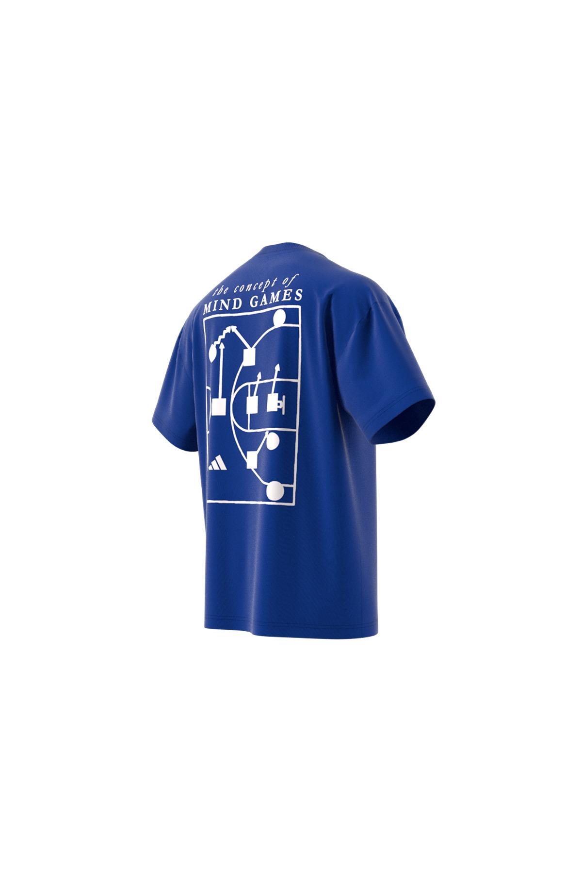 adidas Erkek  Mavi  GRAPHIC TEE (SHORT SLEEVE ADI BB GFX TEE JN7110