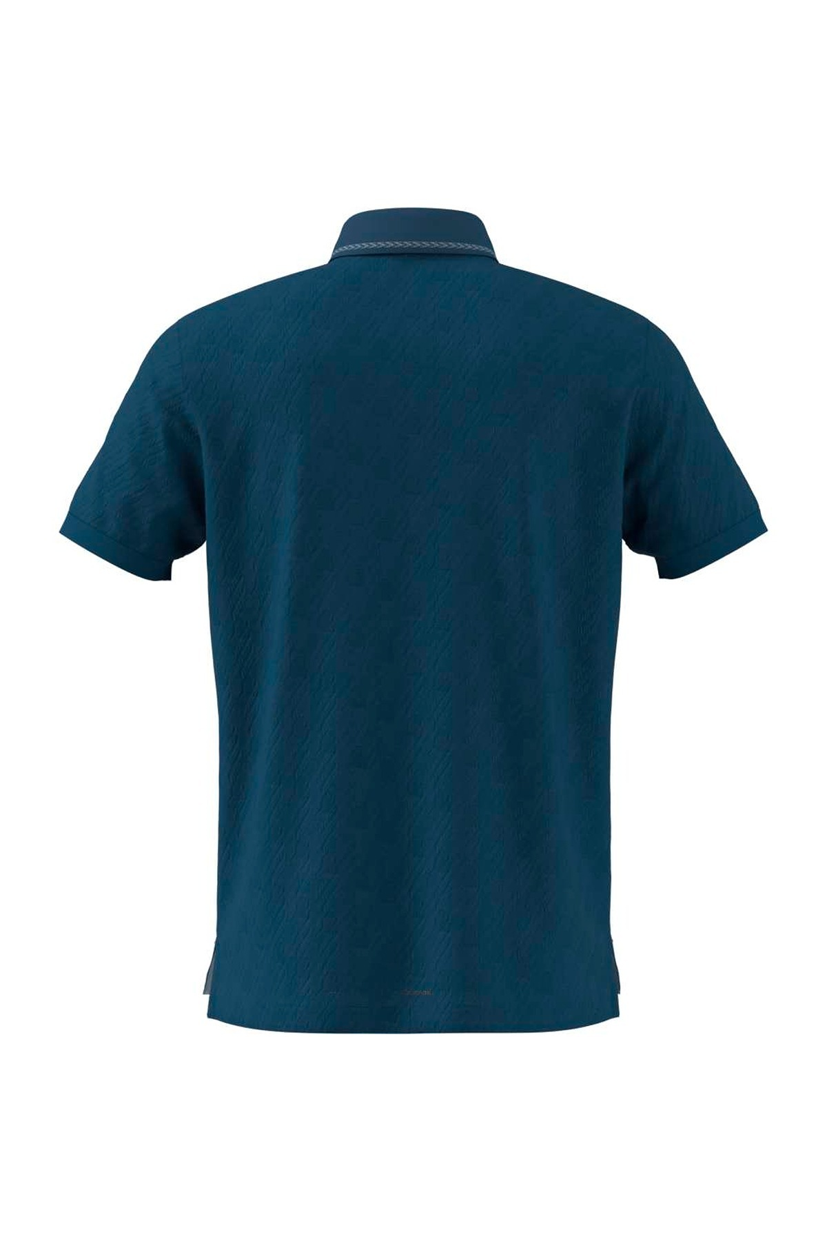 adidas Erkek  Mavi  Polo T-shirt JACQUARD POLO JZ4360