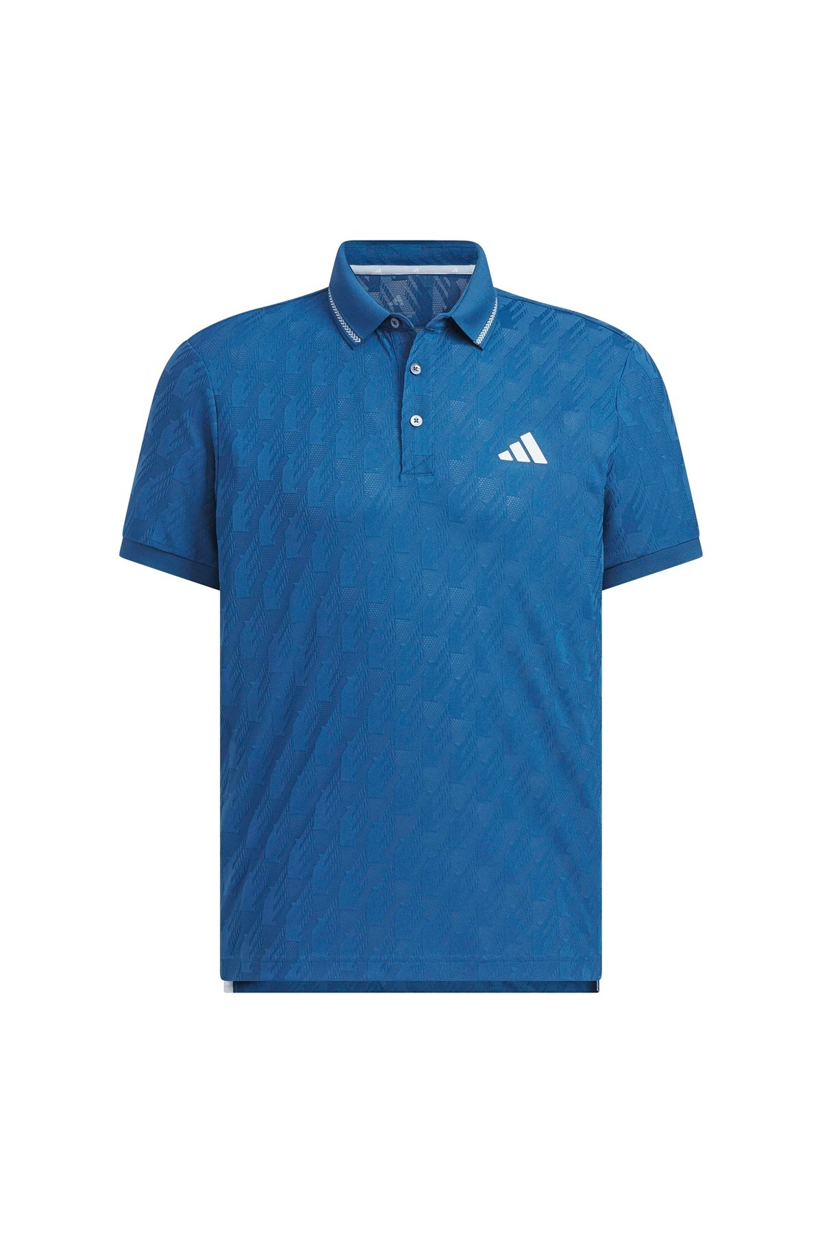 adidas Erkek  Mavi  Polo T-shirt JACQUARD POLO JZ4360