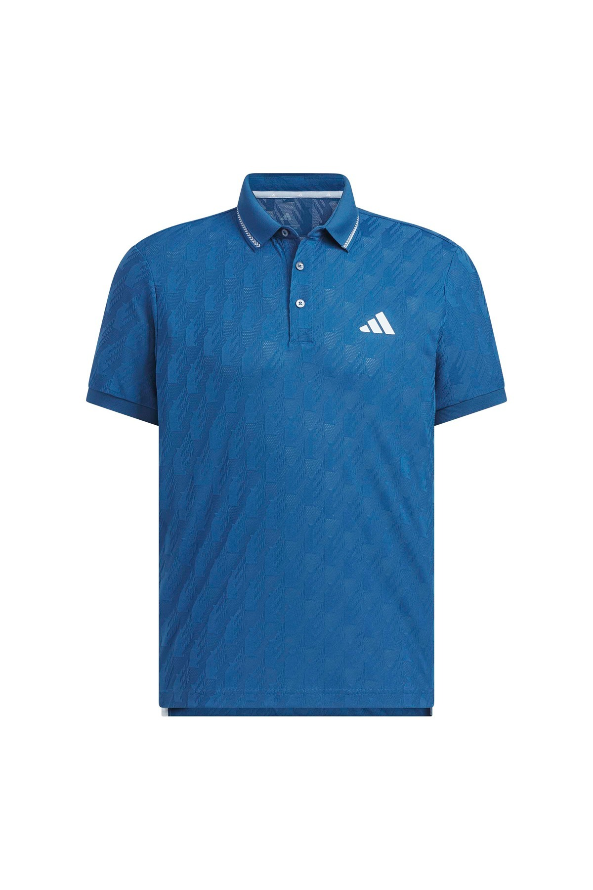 adidas Erkek  Mavi  Polo T-shirt JACQUARD POLO JZ4360