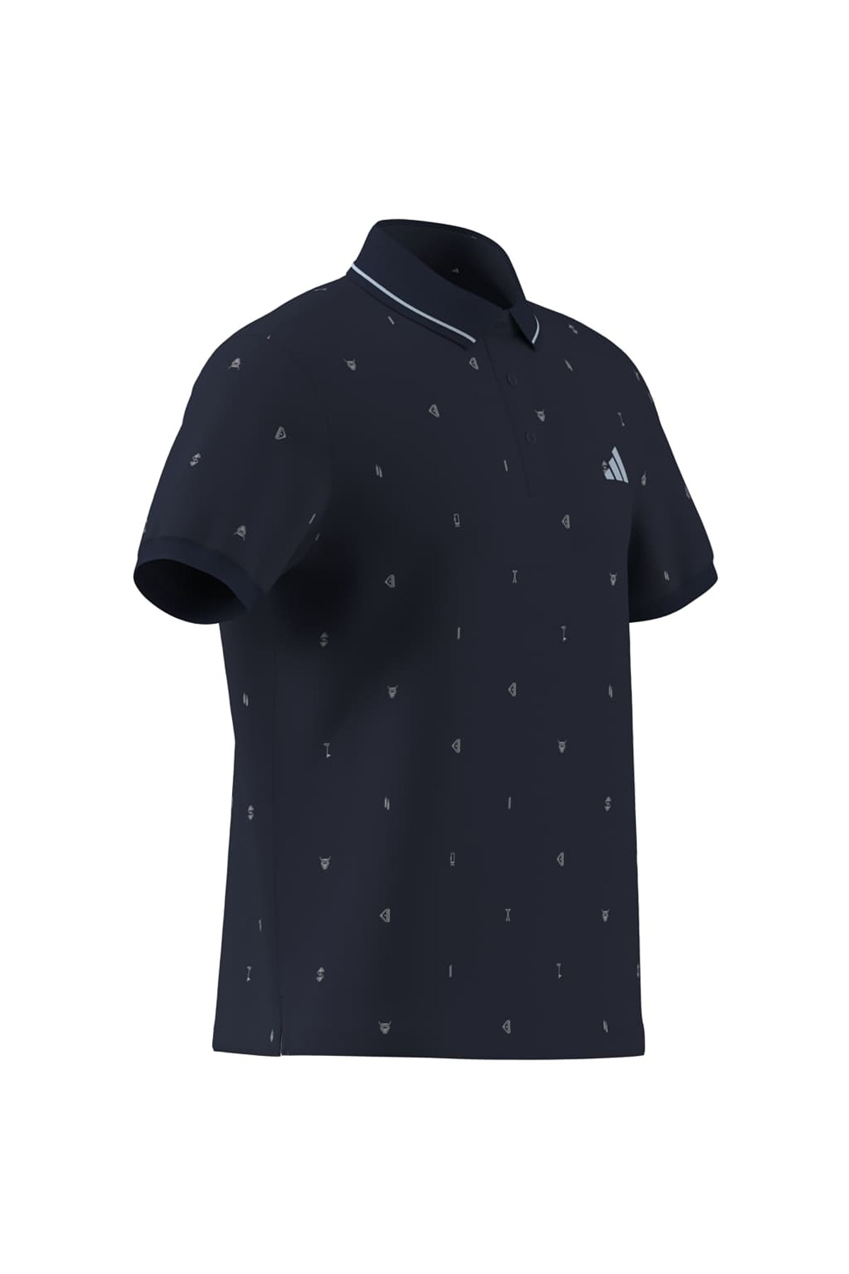 adidas Erkek  Mavi  Polo T-shirt MONOGRAM  POLO JZ4364