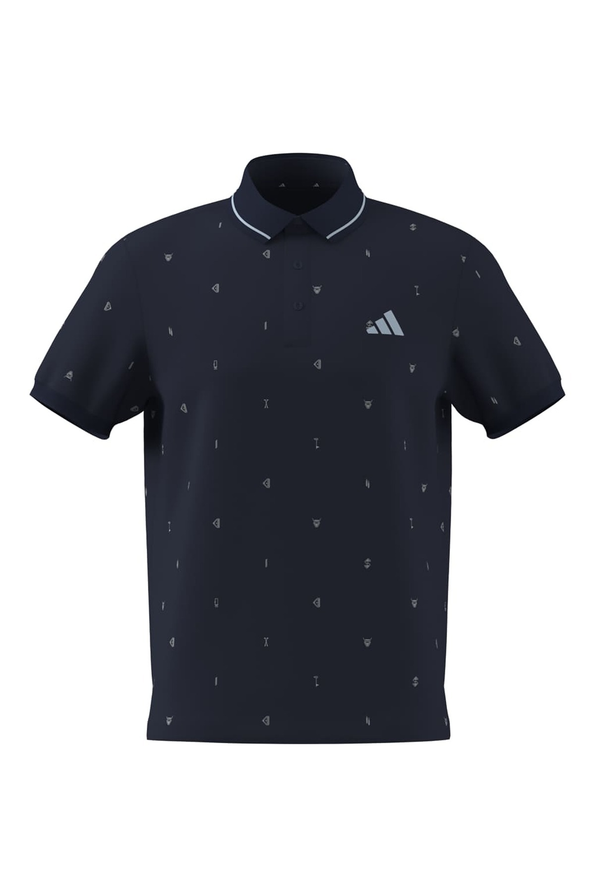 adidas Erkek  Mavi  Polo T-shirt MONOGRAM  POLO JZ4364