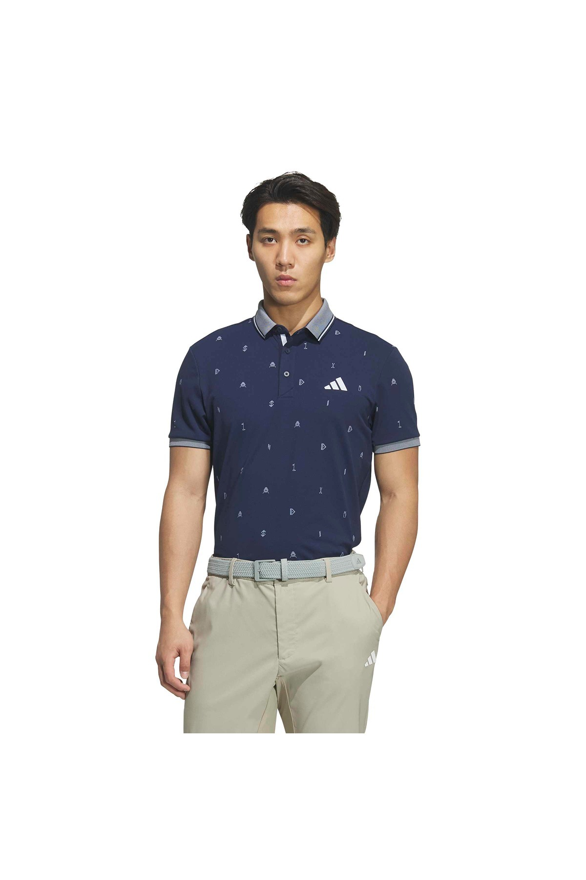 adidas Erkek  Mavi  Polo T-shirt MONOGRAM  POLO JZ4364