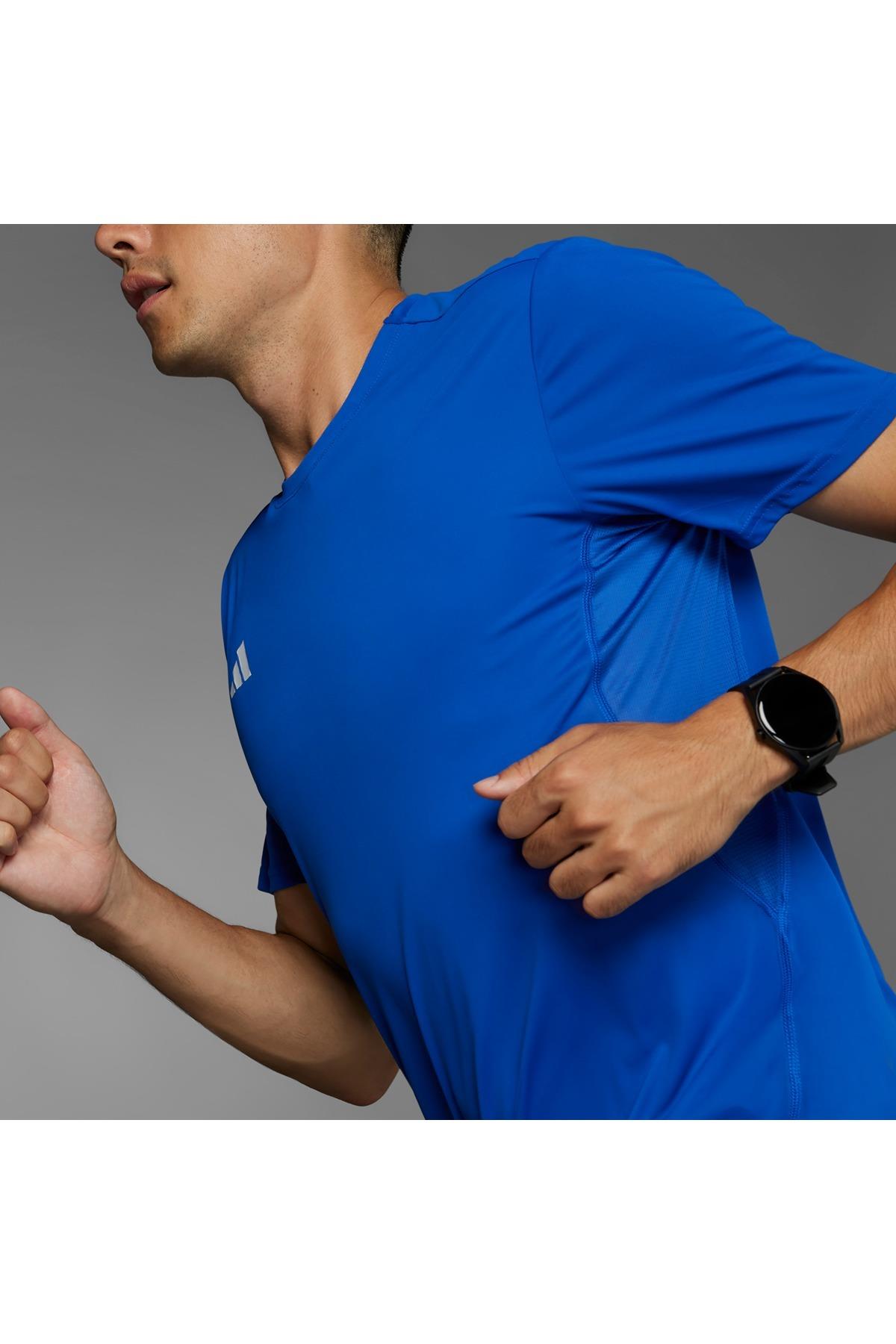 adidas Erkek  Mavi  T-shirt ADIZERO E TEE IT1469
