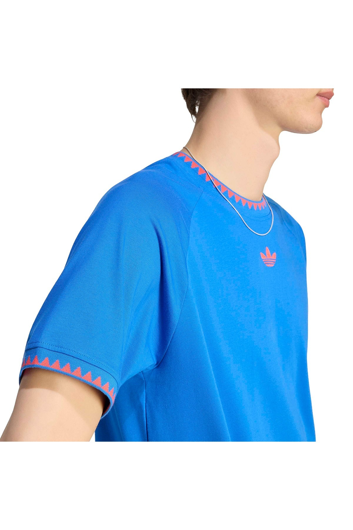 adidas Erkek  Mavi  T-shirt CHEST STR SS T KC6447