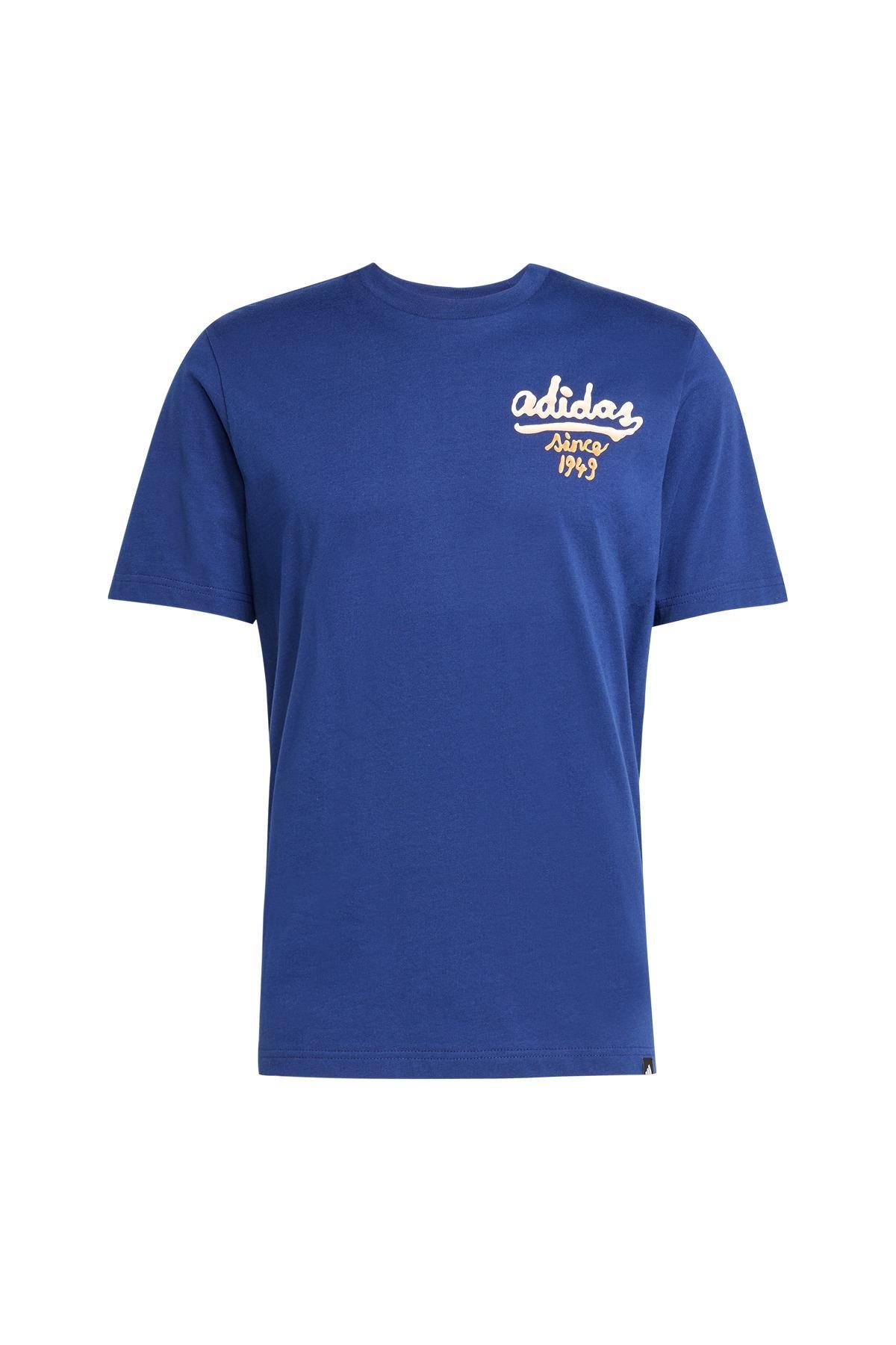 adidas Erkek  Mavi  T-shirt M SAUCE T JM6465
