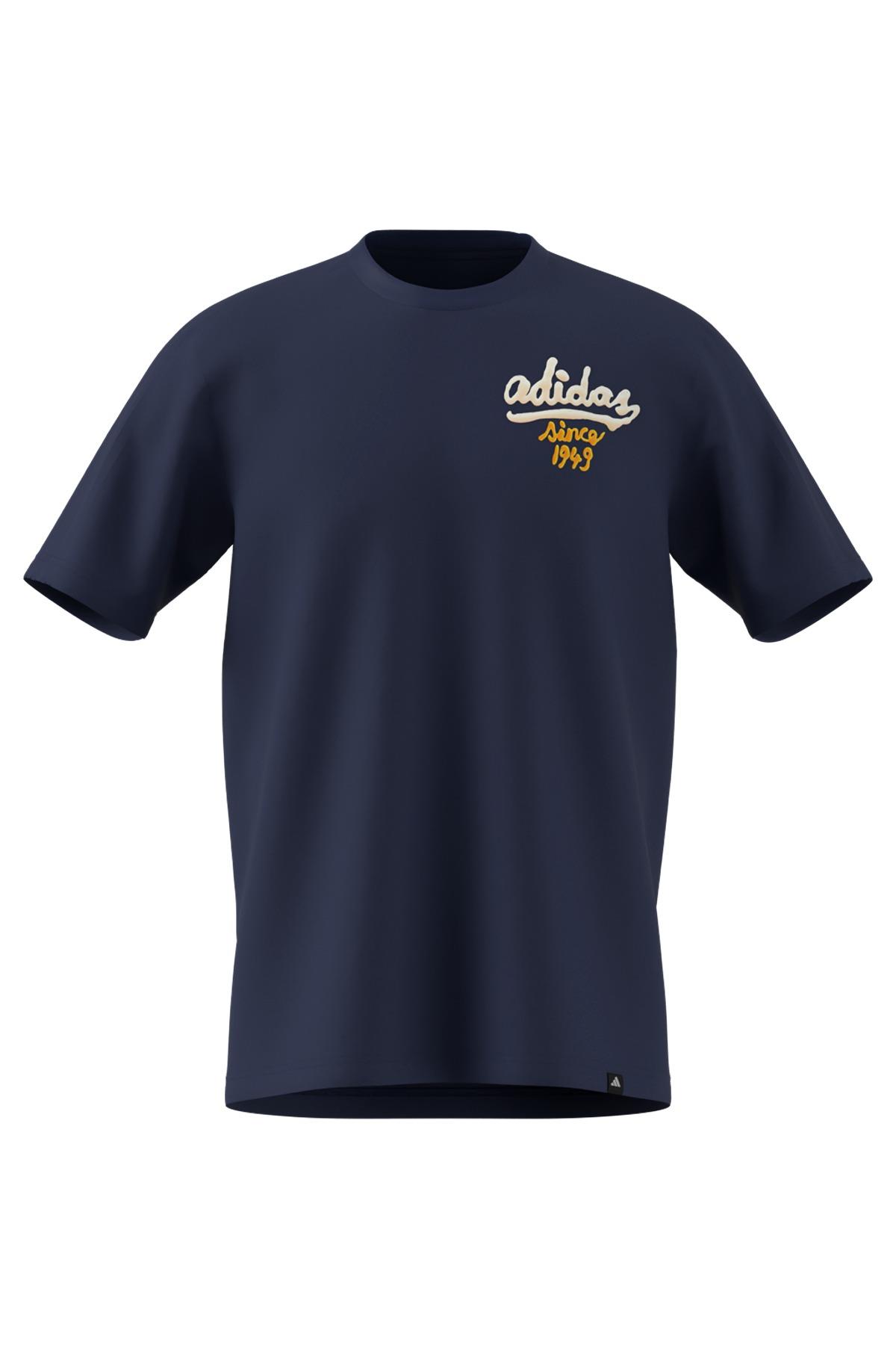 adidas Erkek  Mavi  T-shirt M SAUCE T JM6465