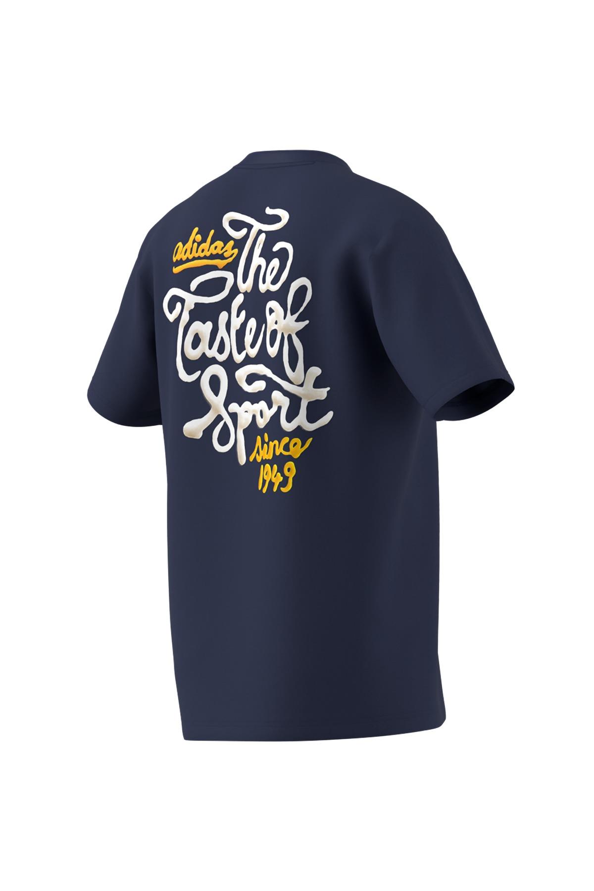 adidas Erkek  Mavi  T-shirt M SAUCE T JM6465
