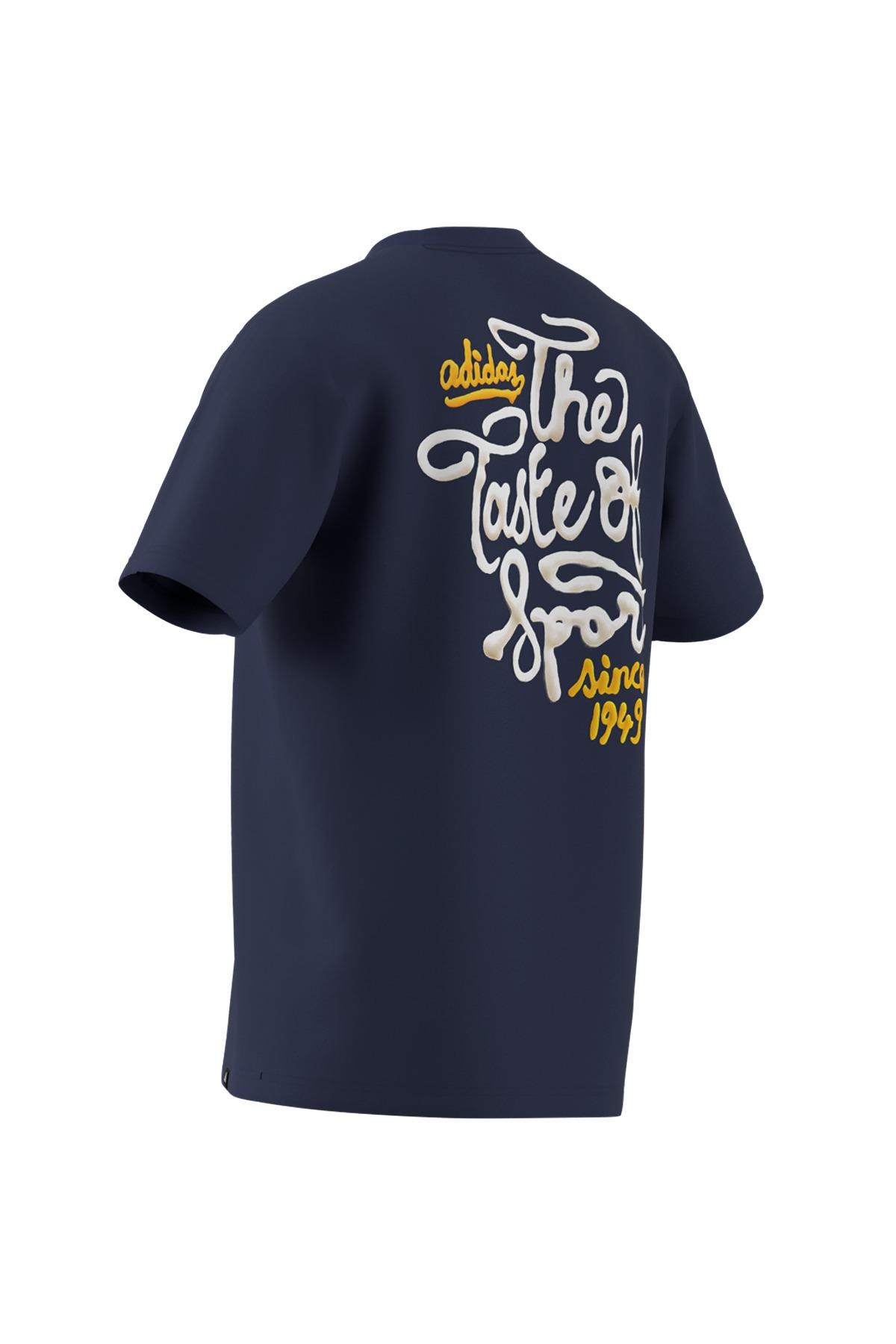 adidas Erkek  Mavi  T-shirt M SAUCE T JM6465